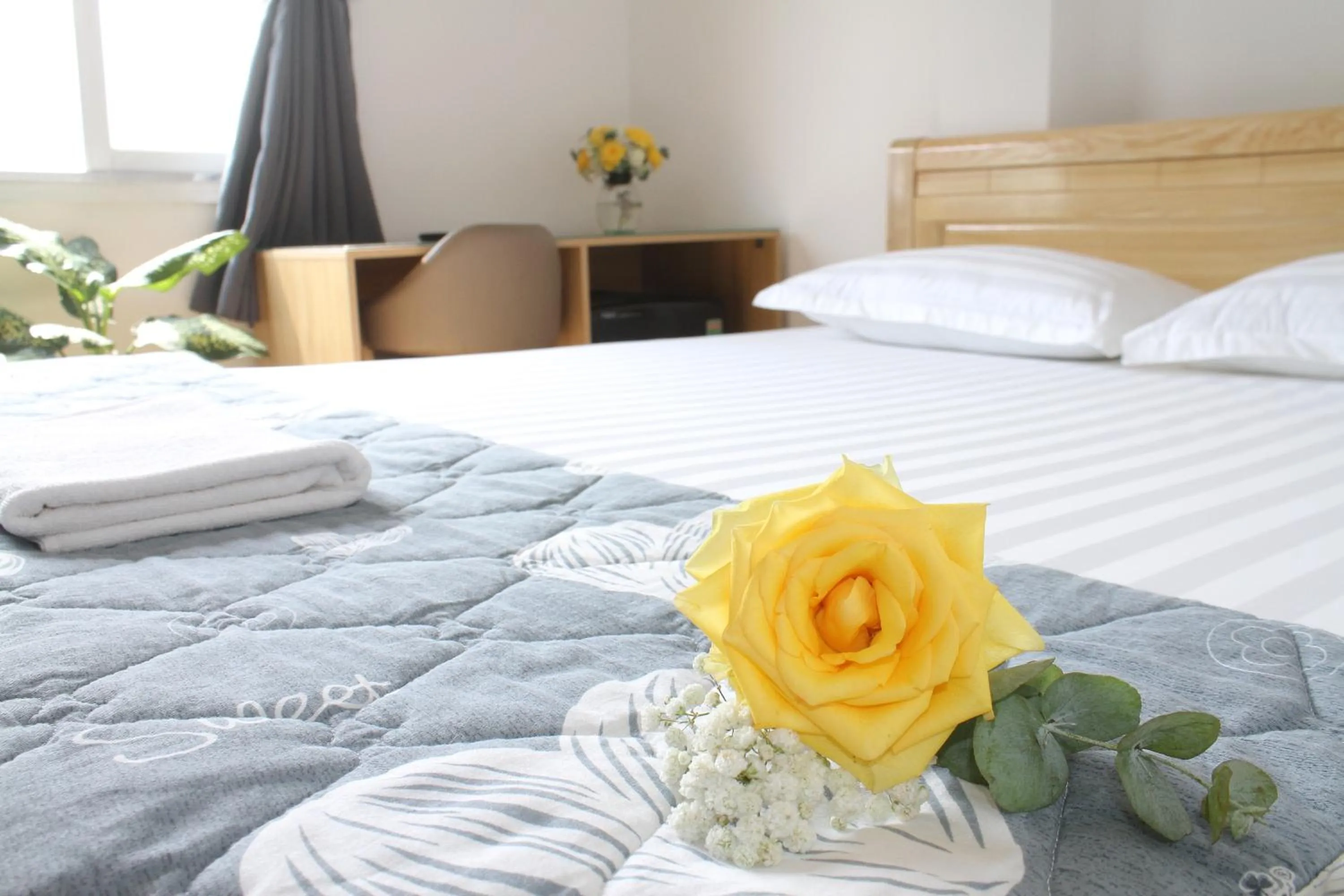 Bed in Hotel Nguyen Anh 2