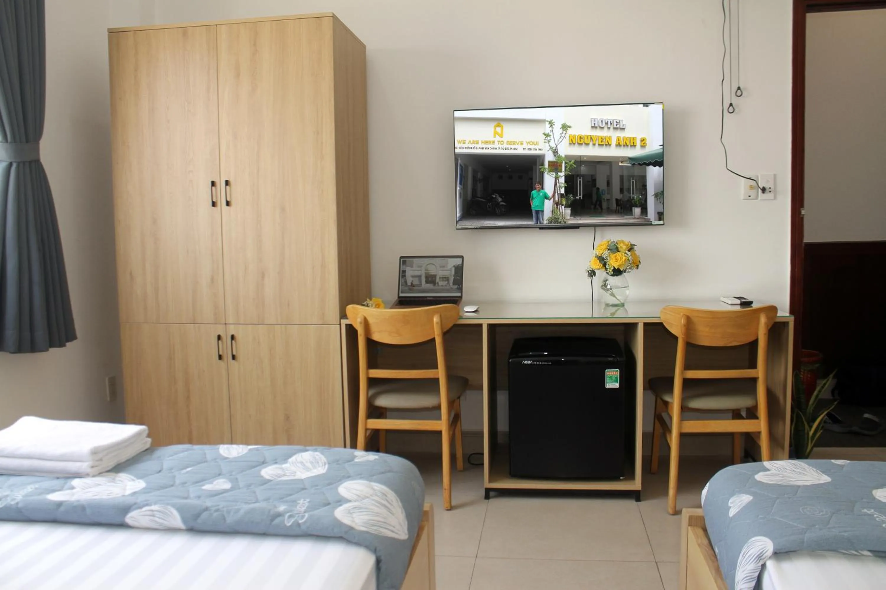 TV and multimedia, Bed in Hotel Nguyen Anh 2