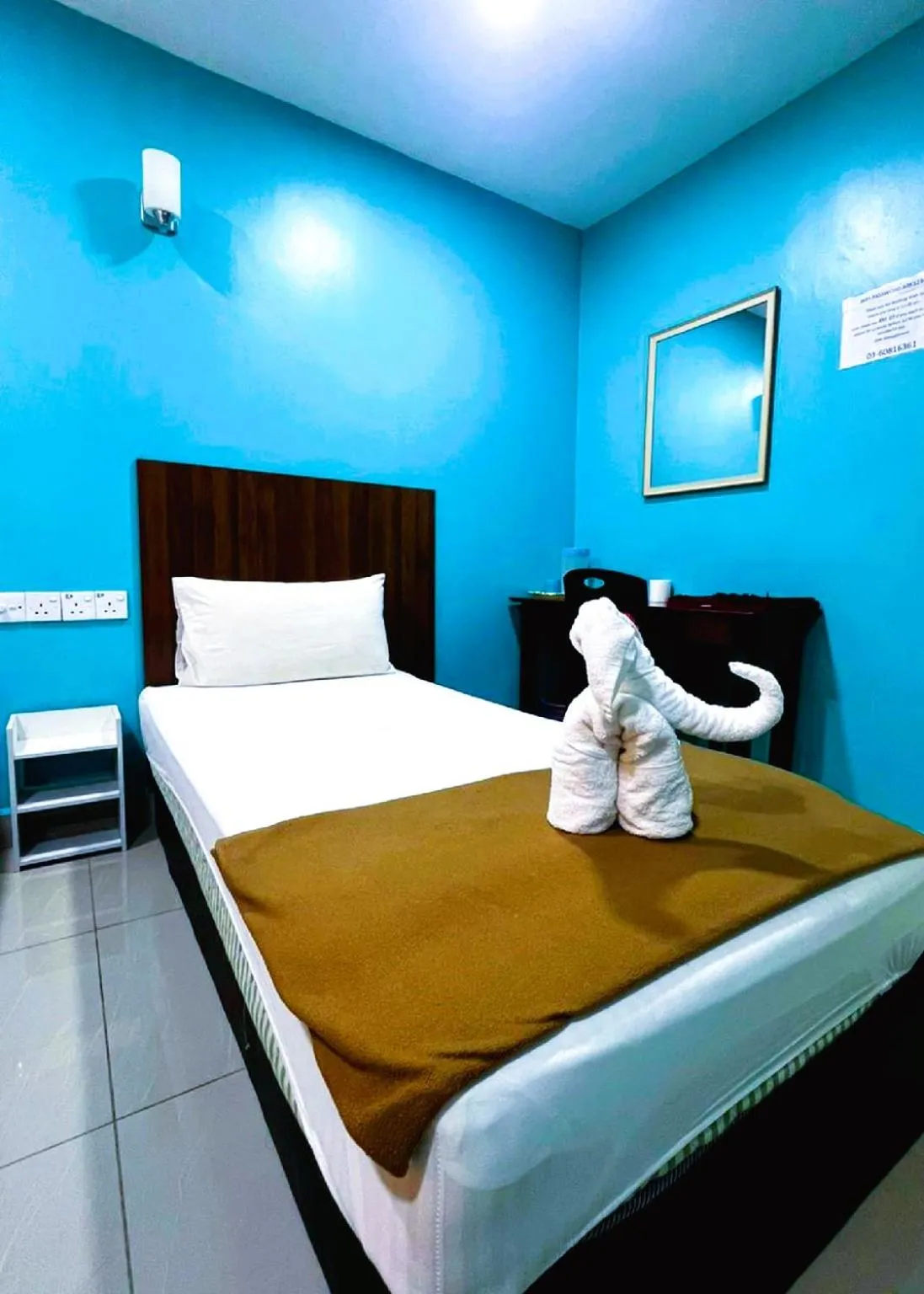 Bed in ARK Serendah Hotel