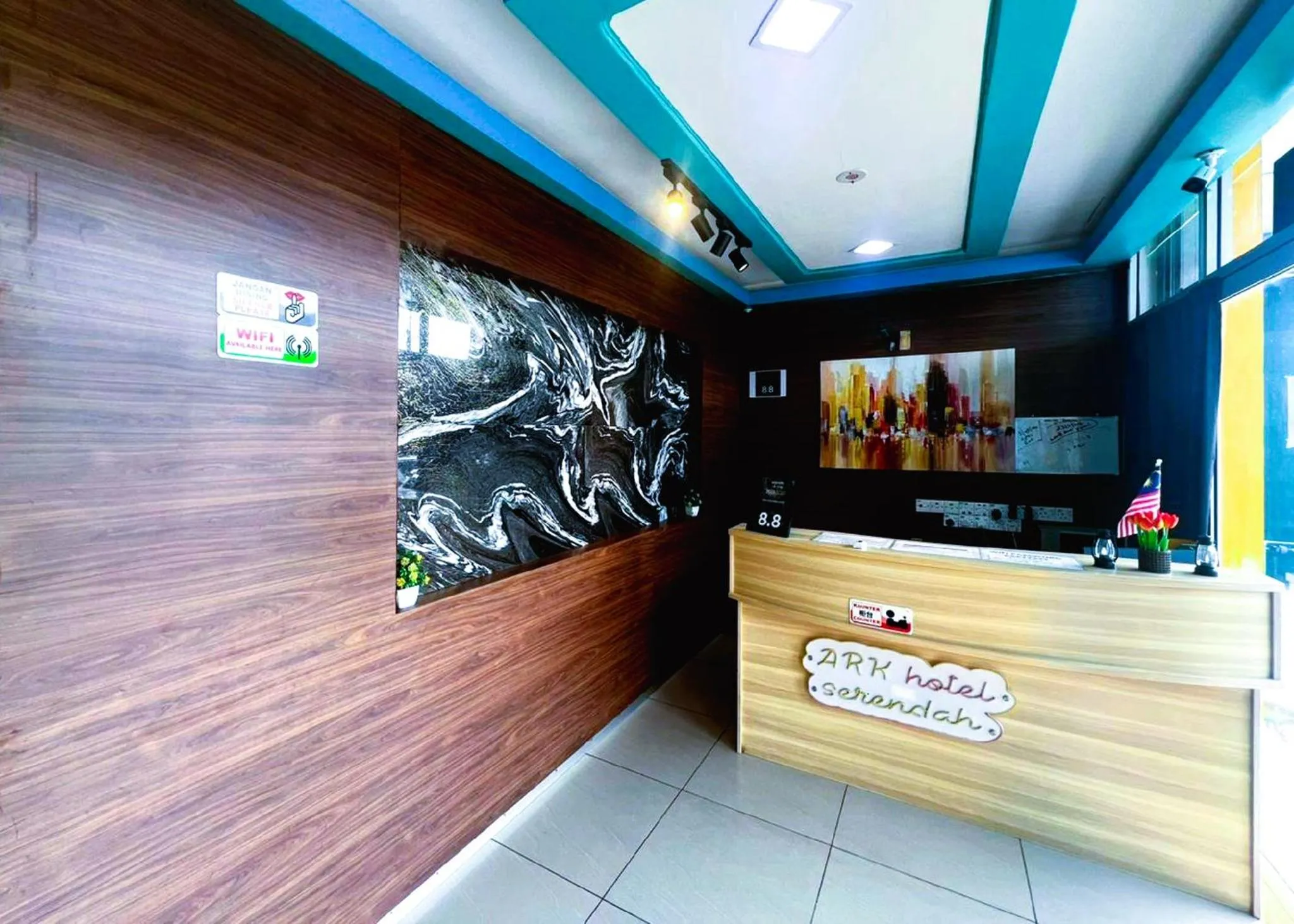 Lobby or reception in ARK Serendah Hotel