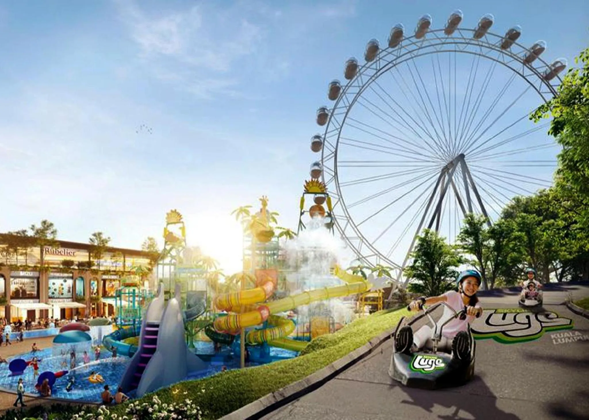 Natural landscape in ARK Serendah Hotel