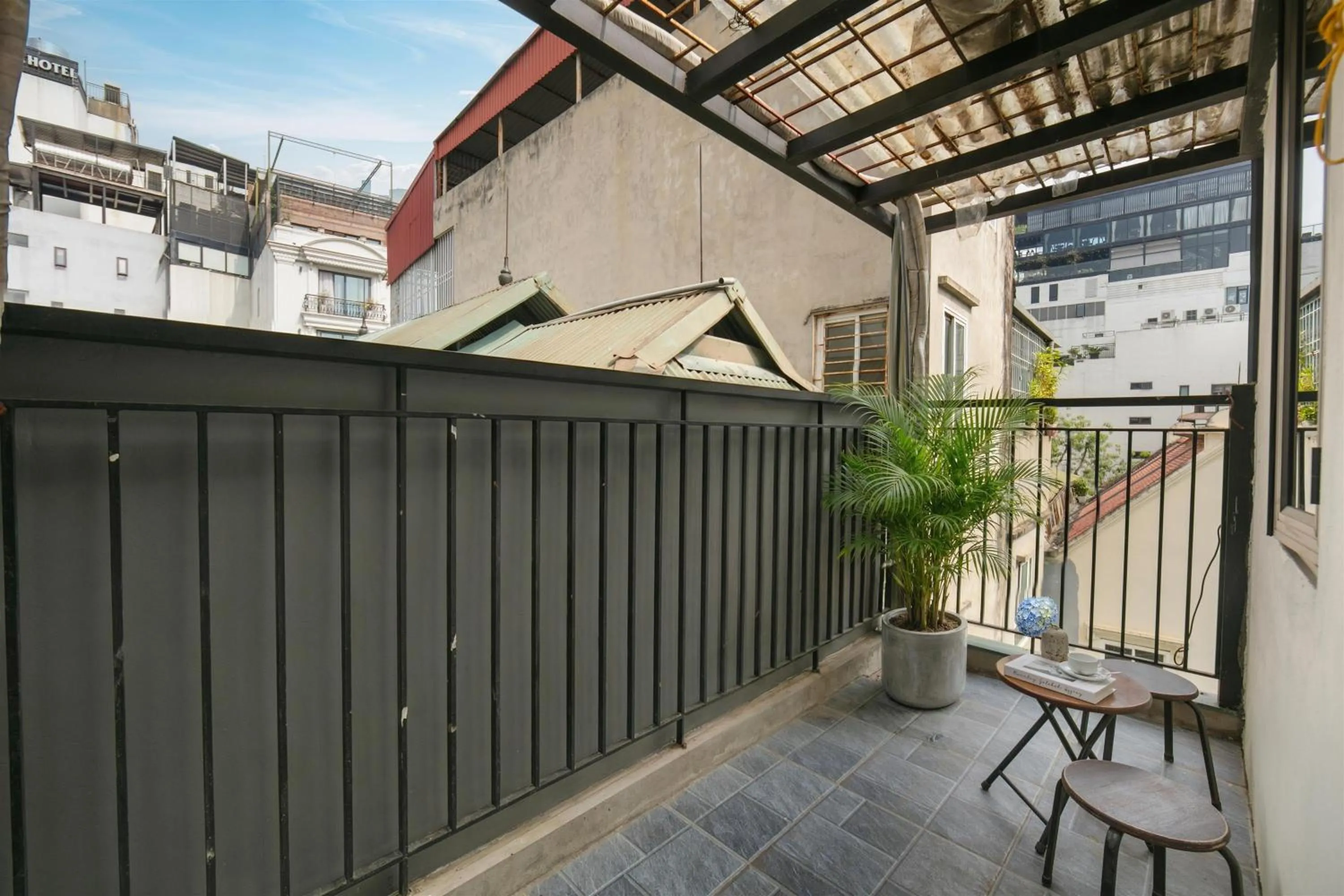 Patio in TrangTrang Luxury Hotel