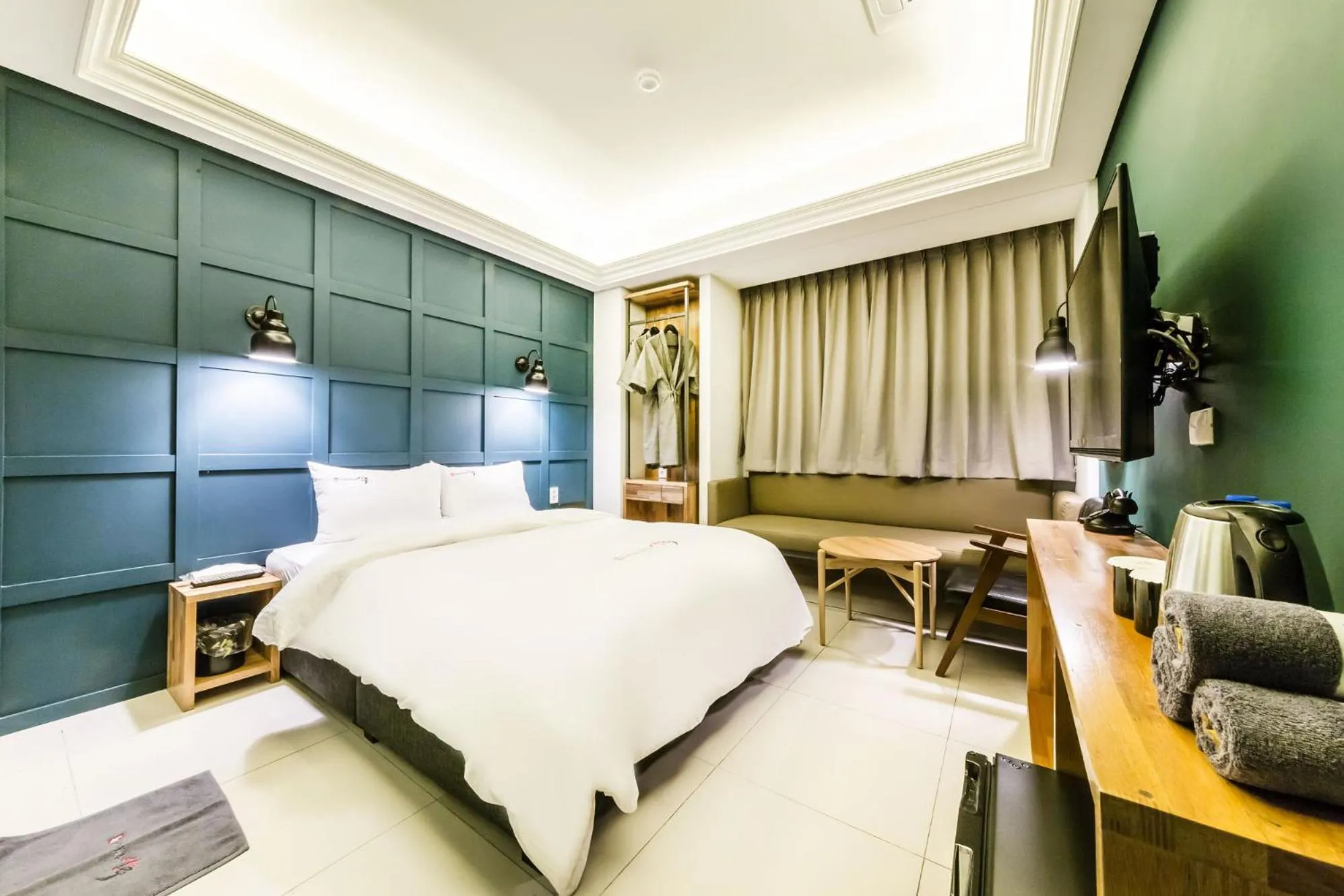 Bed in Sangju Hotel Seoul