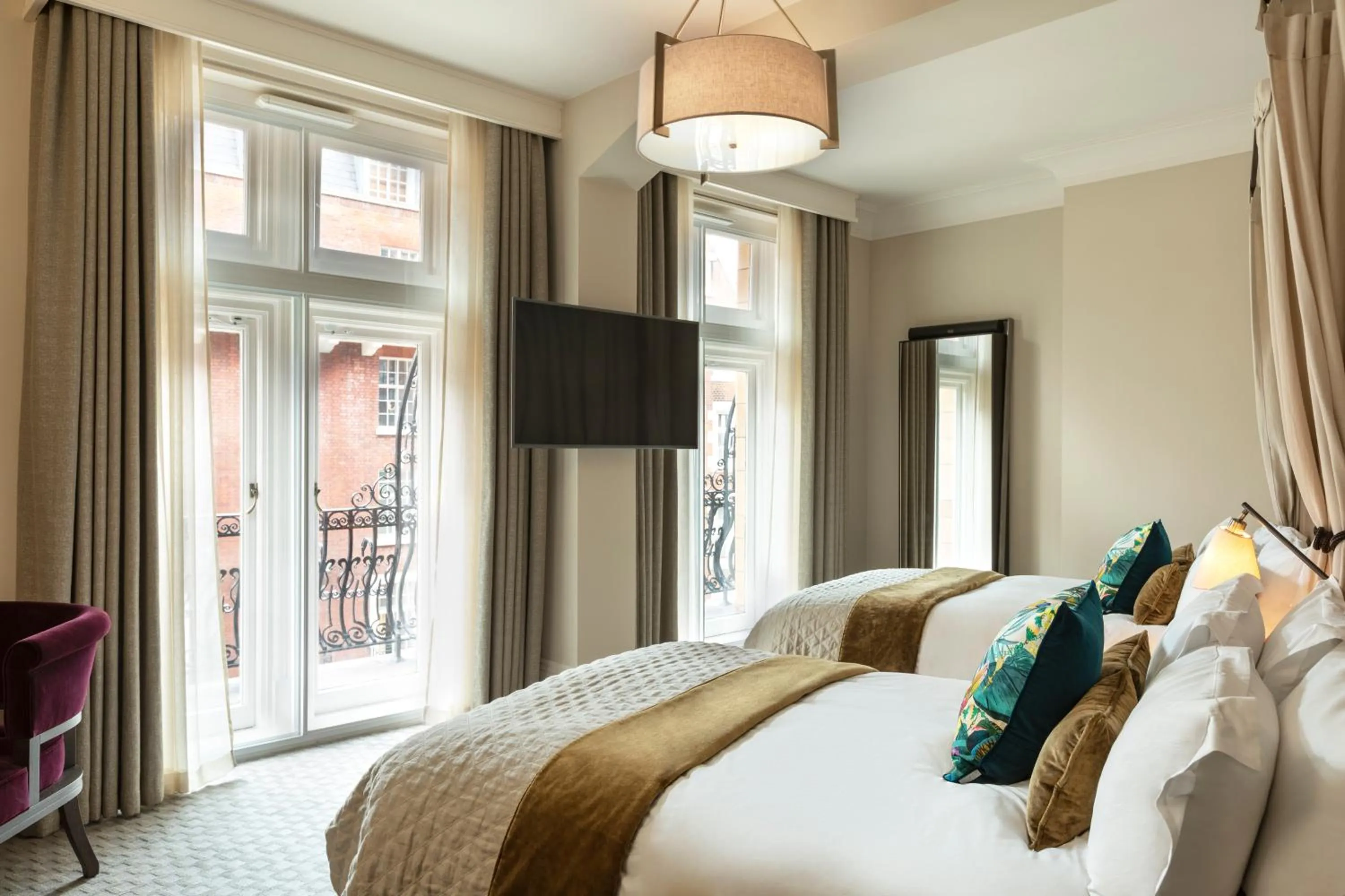 Bedroom, Bed in Kimpton Fitzroy London by IHG