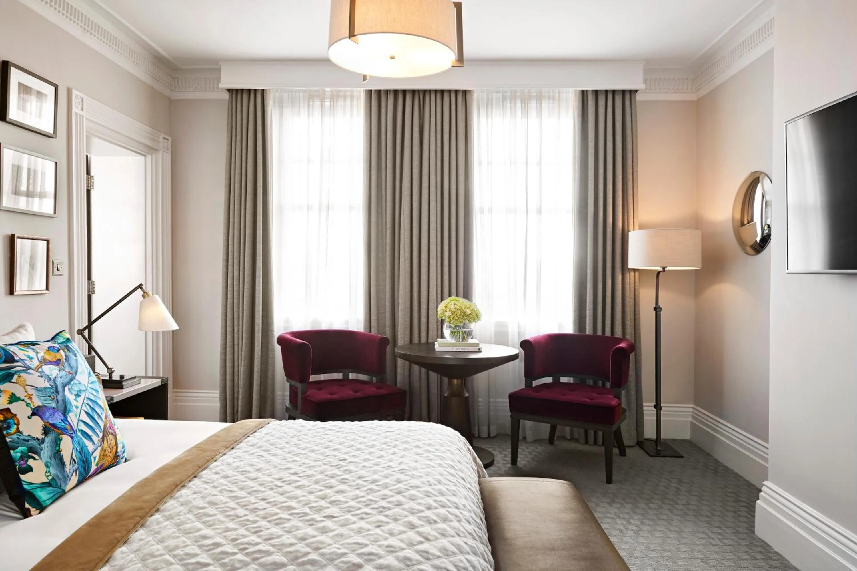 Bedroom, Bed in Kimpton Fitzroy London by IHG