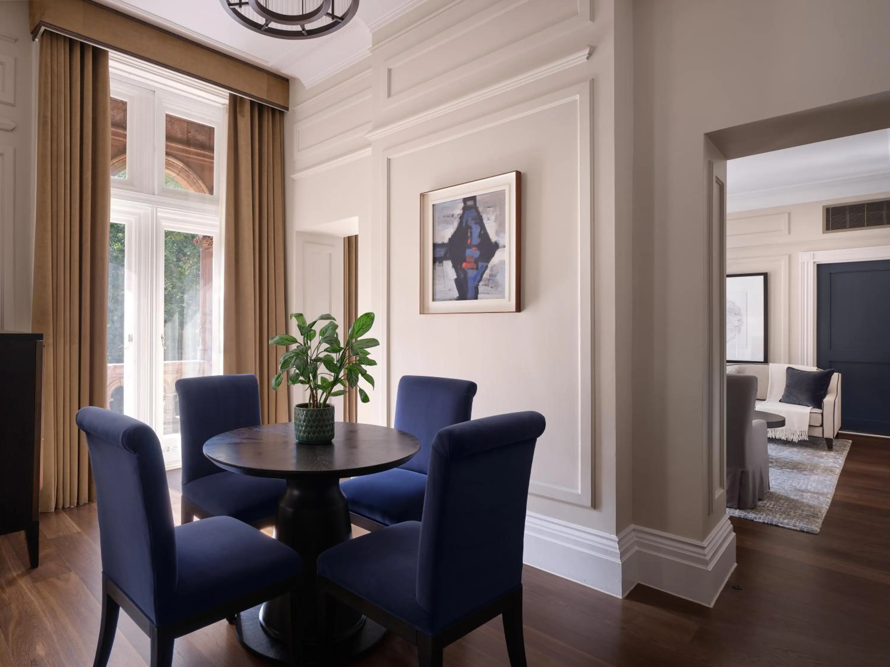 Seating area in Kimpton Fitzroy London by IHG