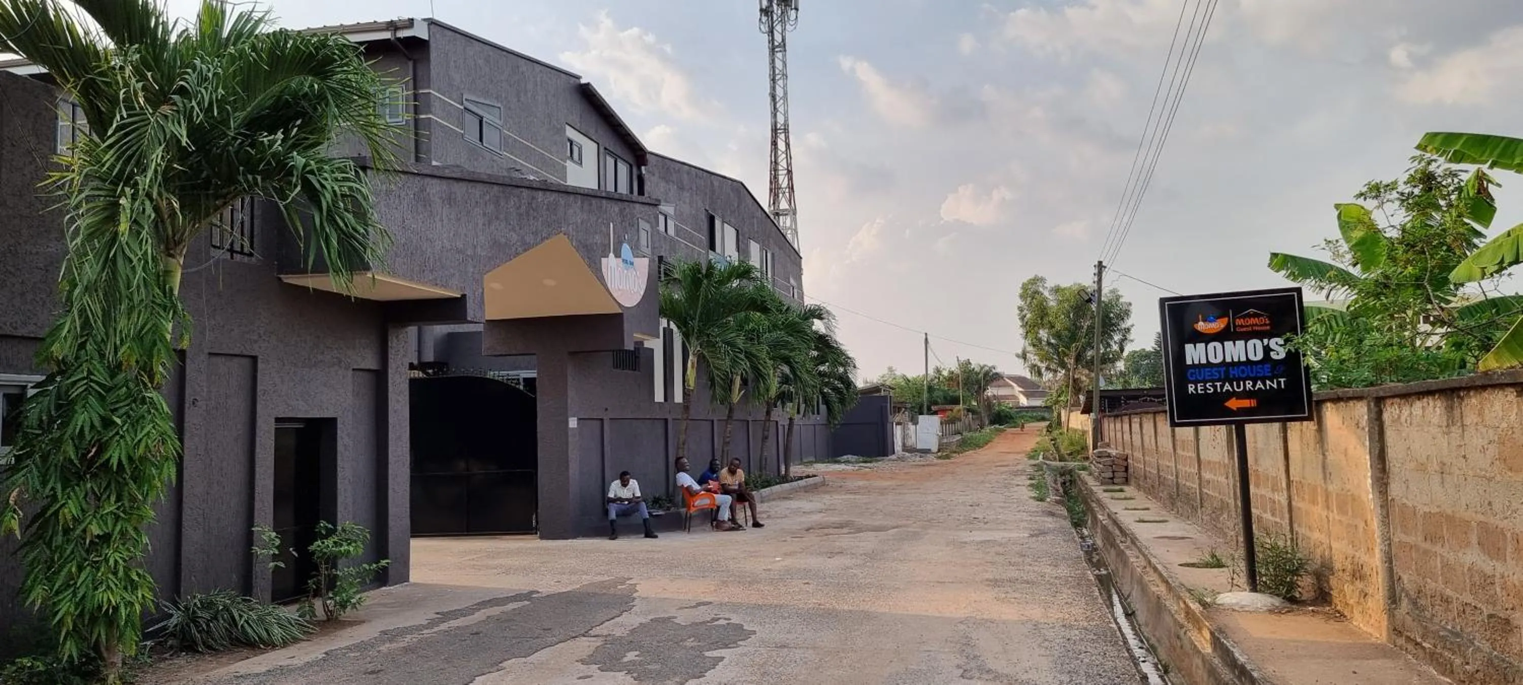 Property building in Momo's Hotel