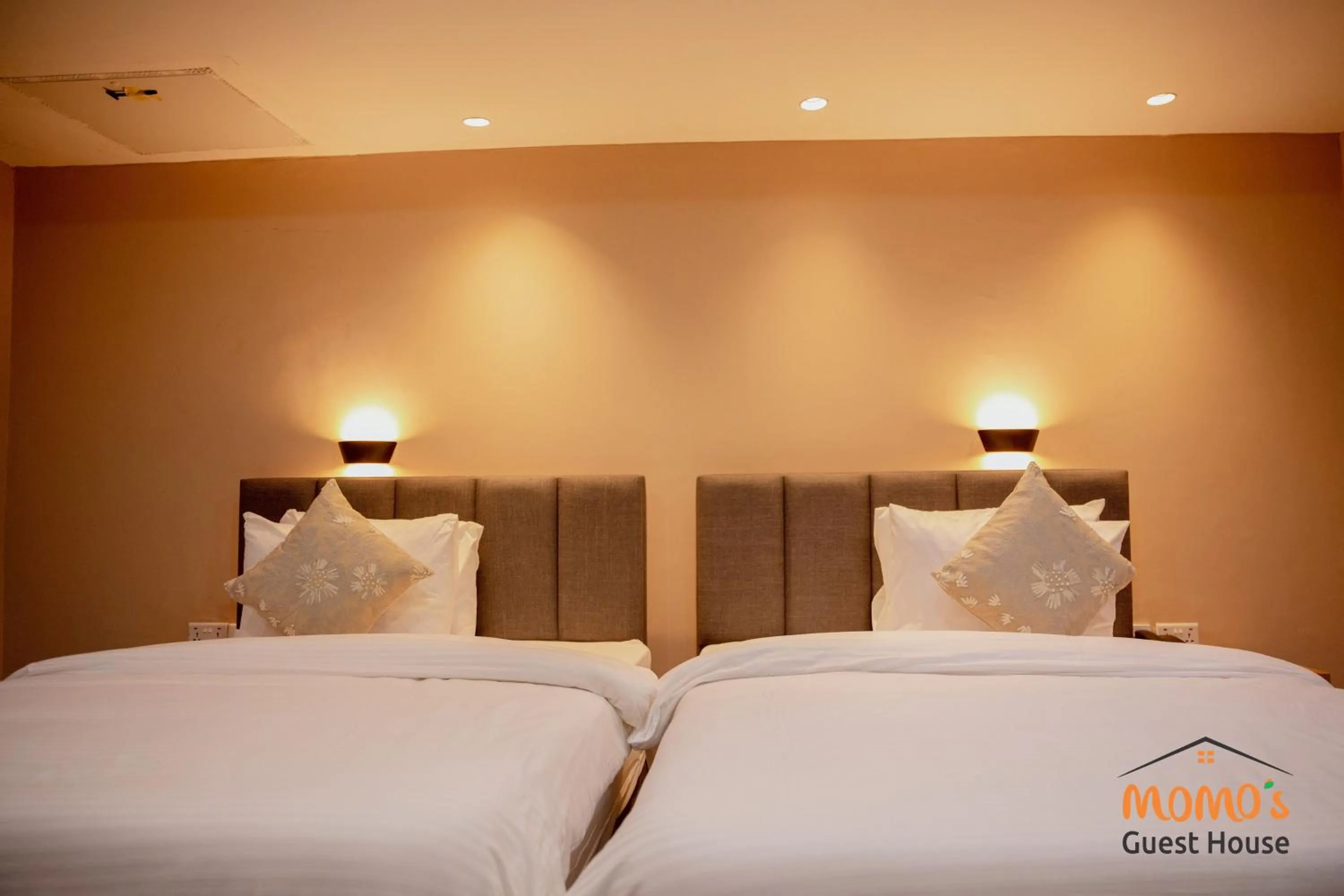 Bed in Momo's Hotel
