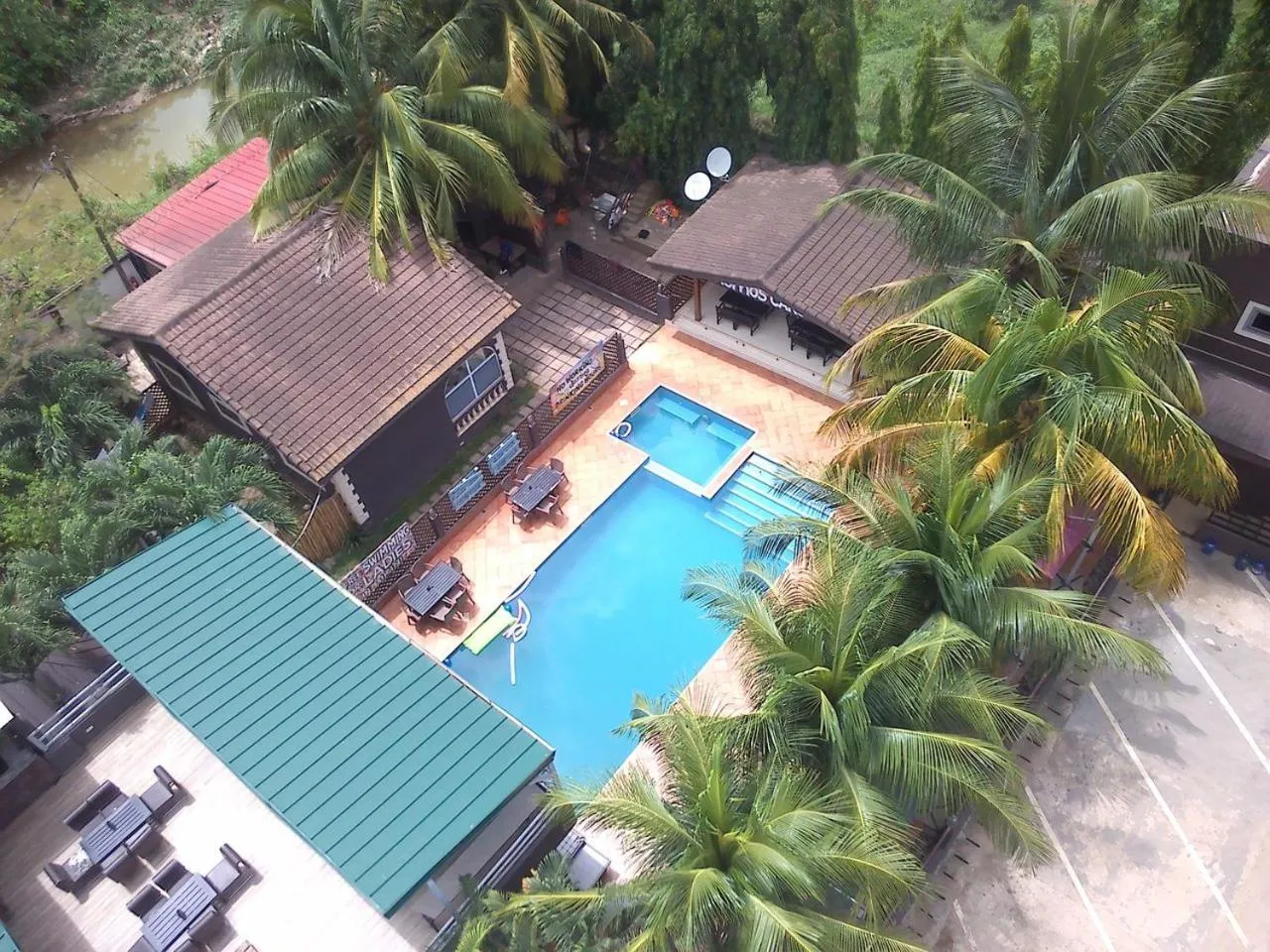 Bird's eye view in Momo's Hotel