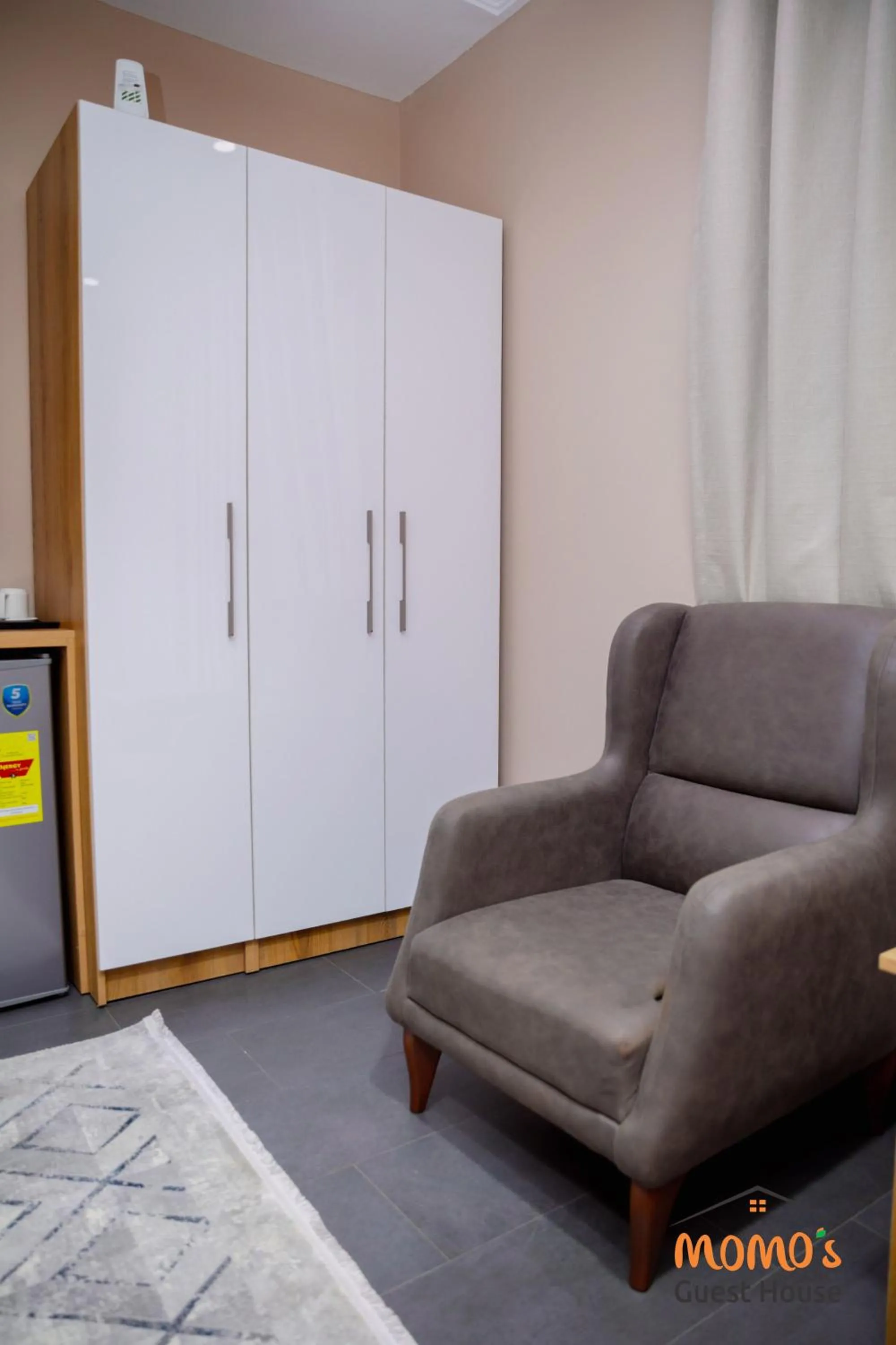 wardrobe in Momo's Hotel