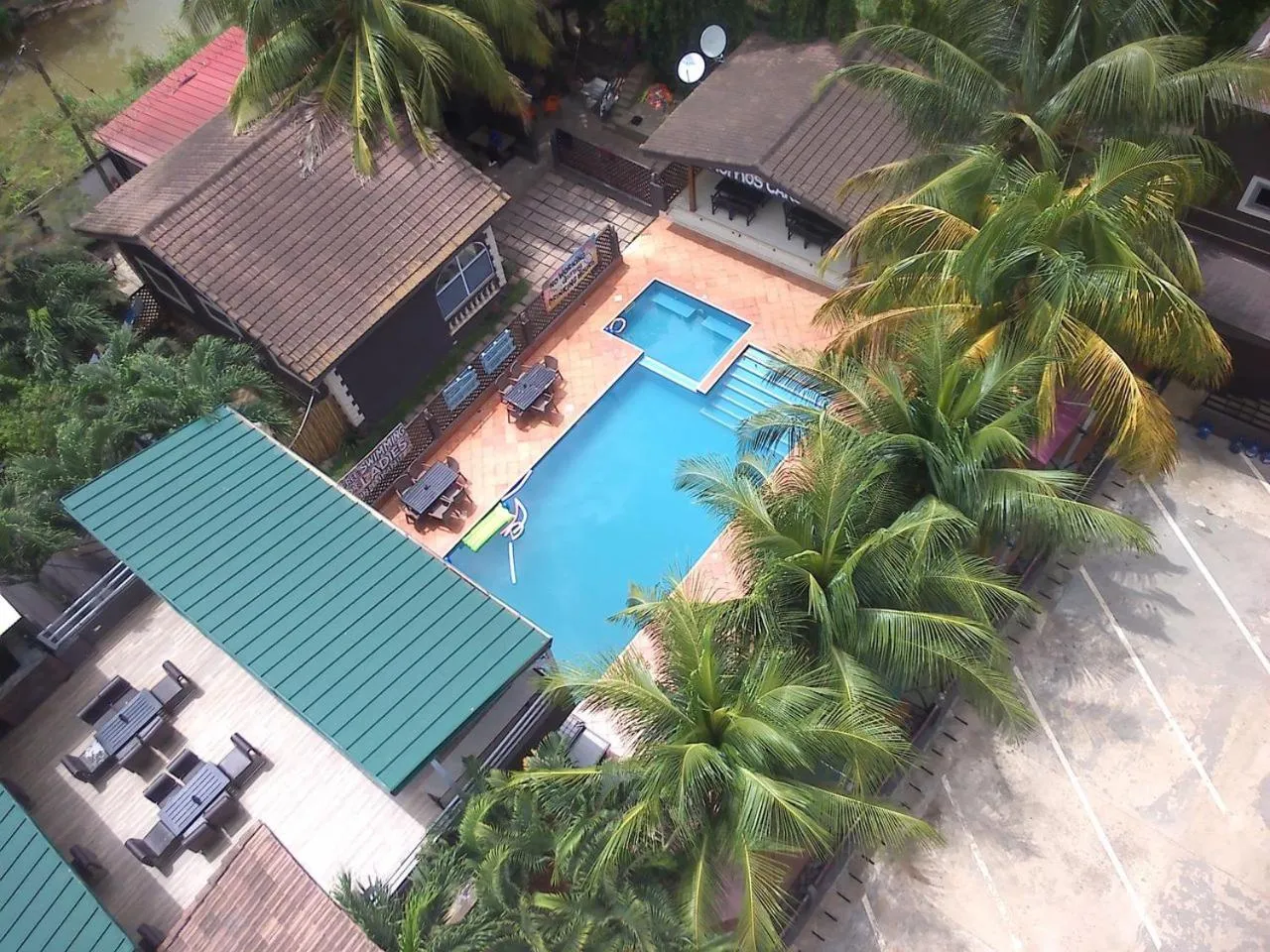 Bird's eye view in Momo's Hotel