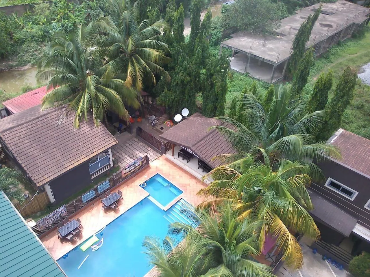 Bird's eye view in Momo's Hotel