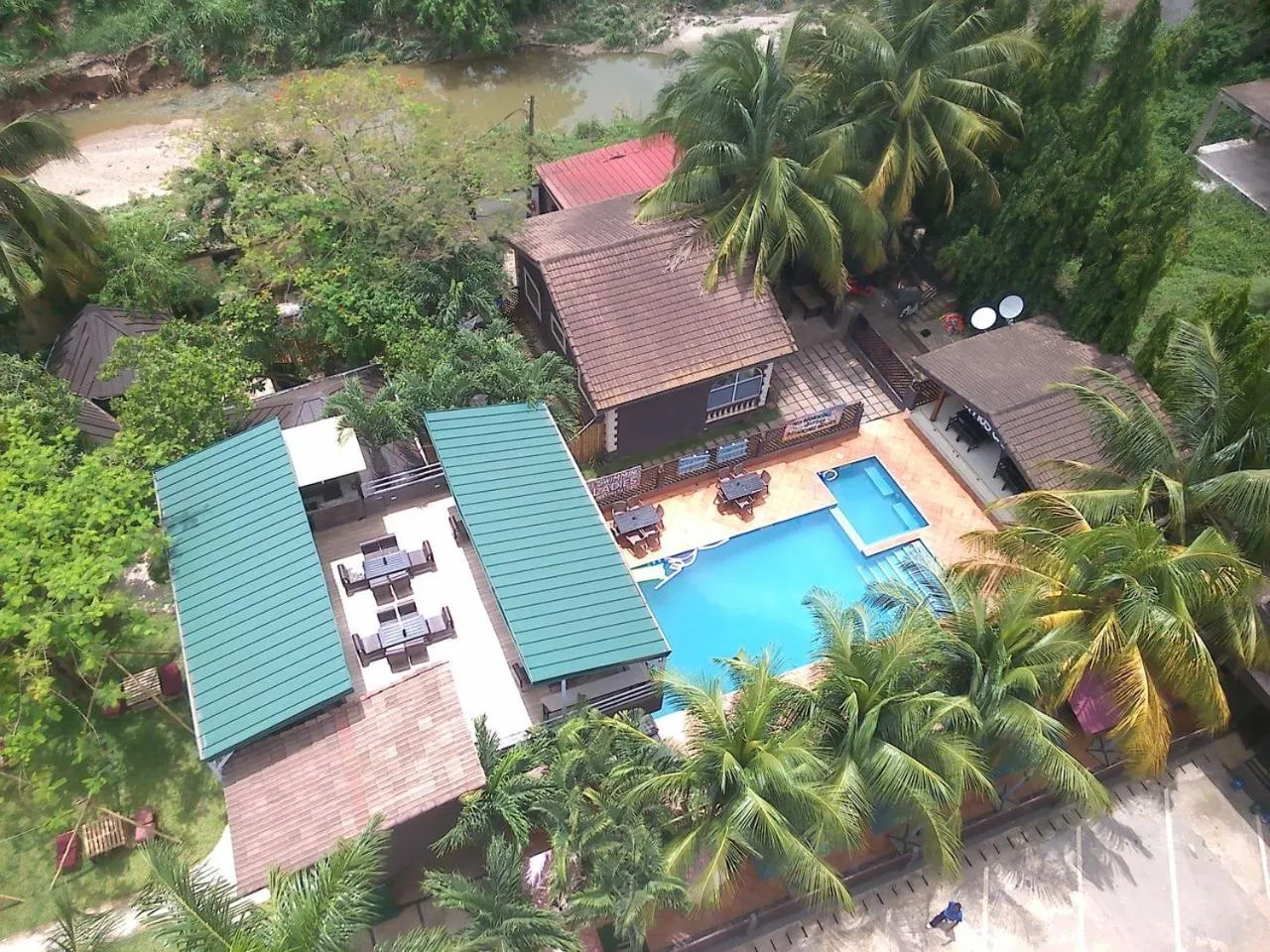 Bird's eye view in Momo's Hotel
