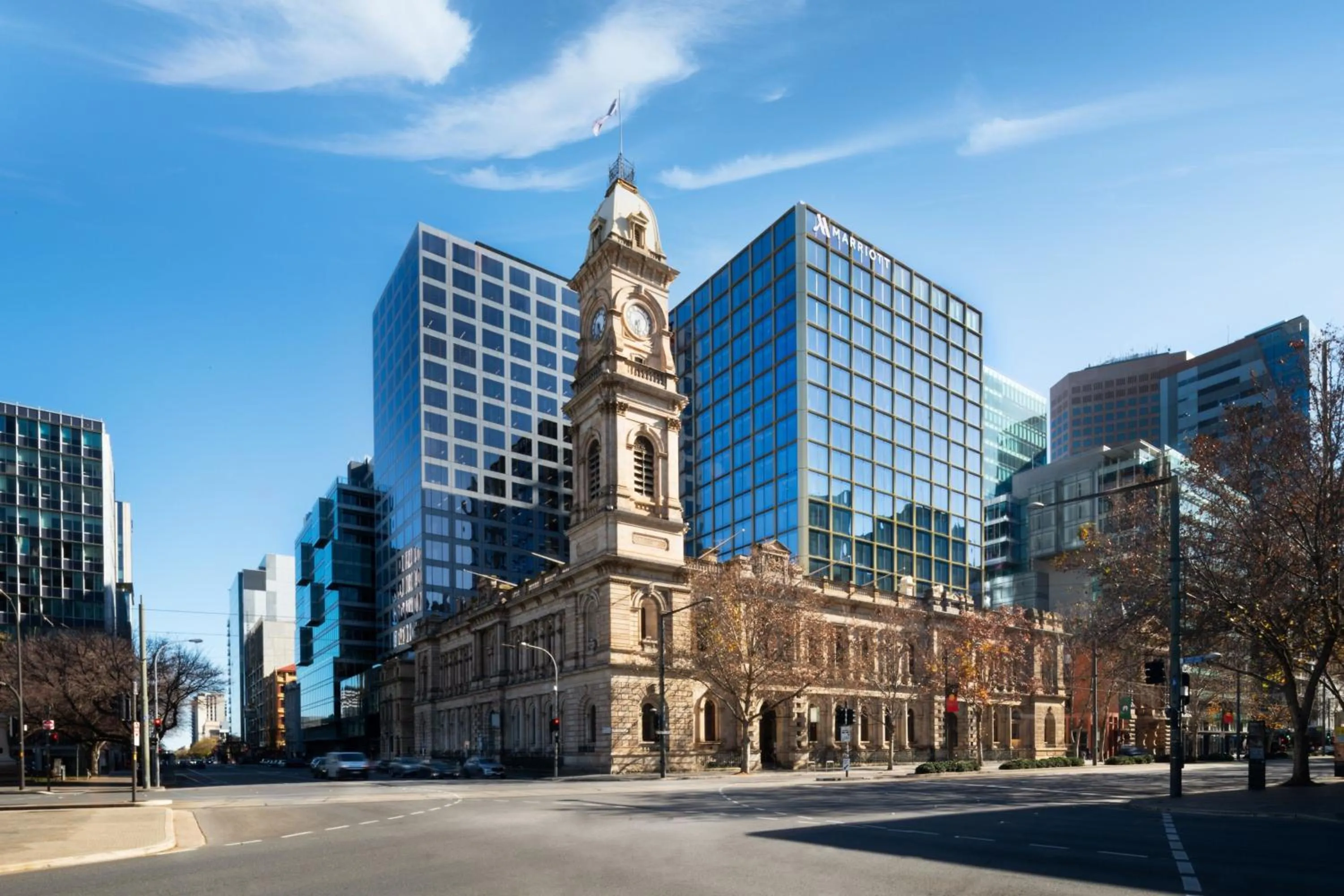 Property building in Adelaide Marriott Hotel
