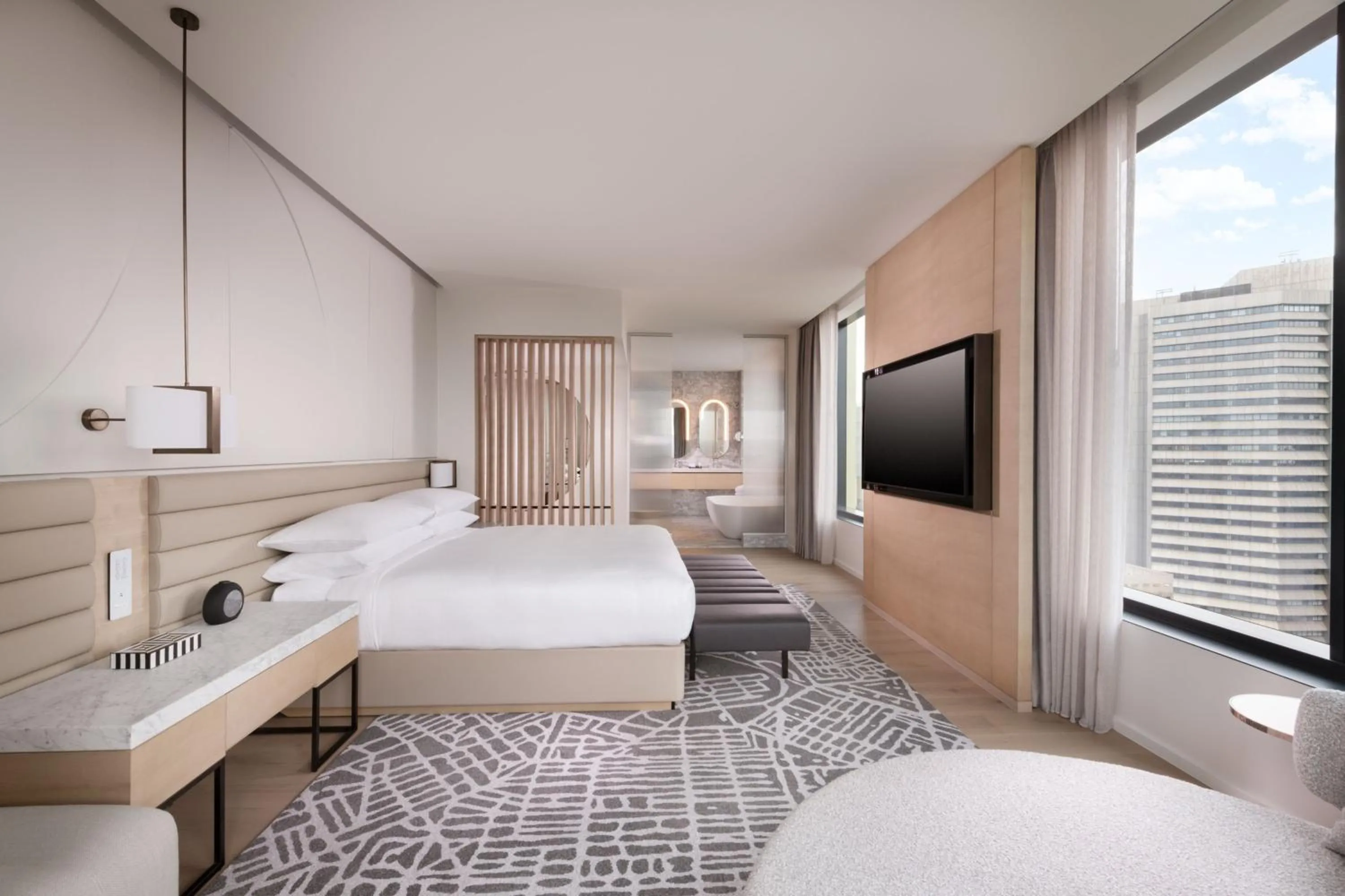 Bedroom, Bed in Adelaide Marriott Hotel