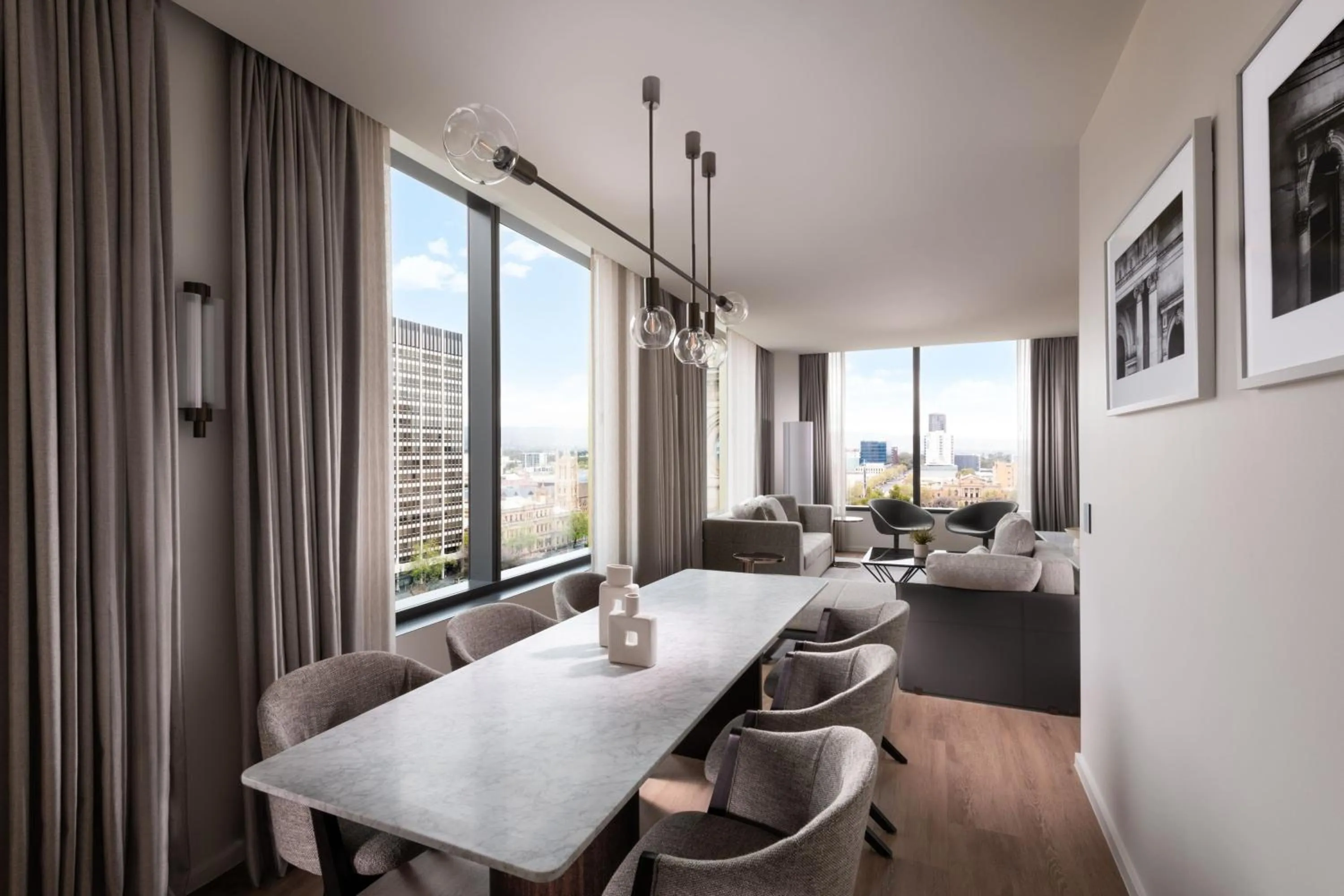 Photo of the whole room in Adelaide Marriott Hotel