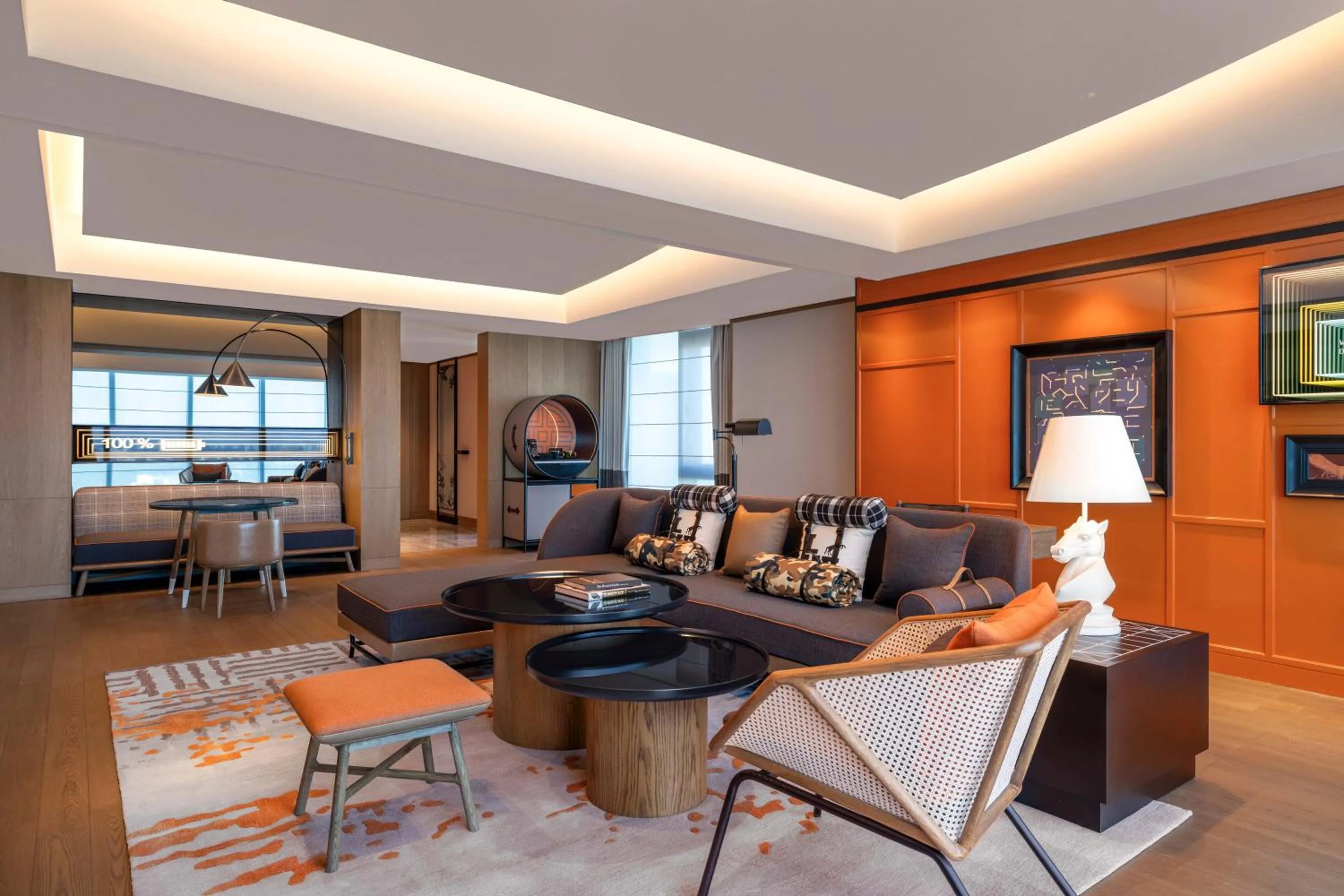 Living room in Renaissance Beijing Haidian Hotel