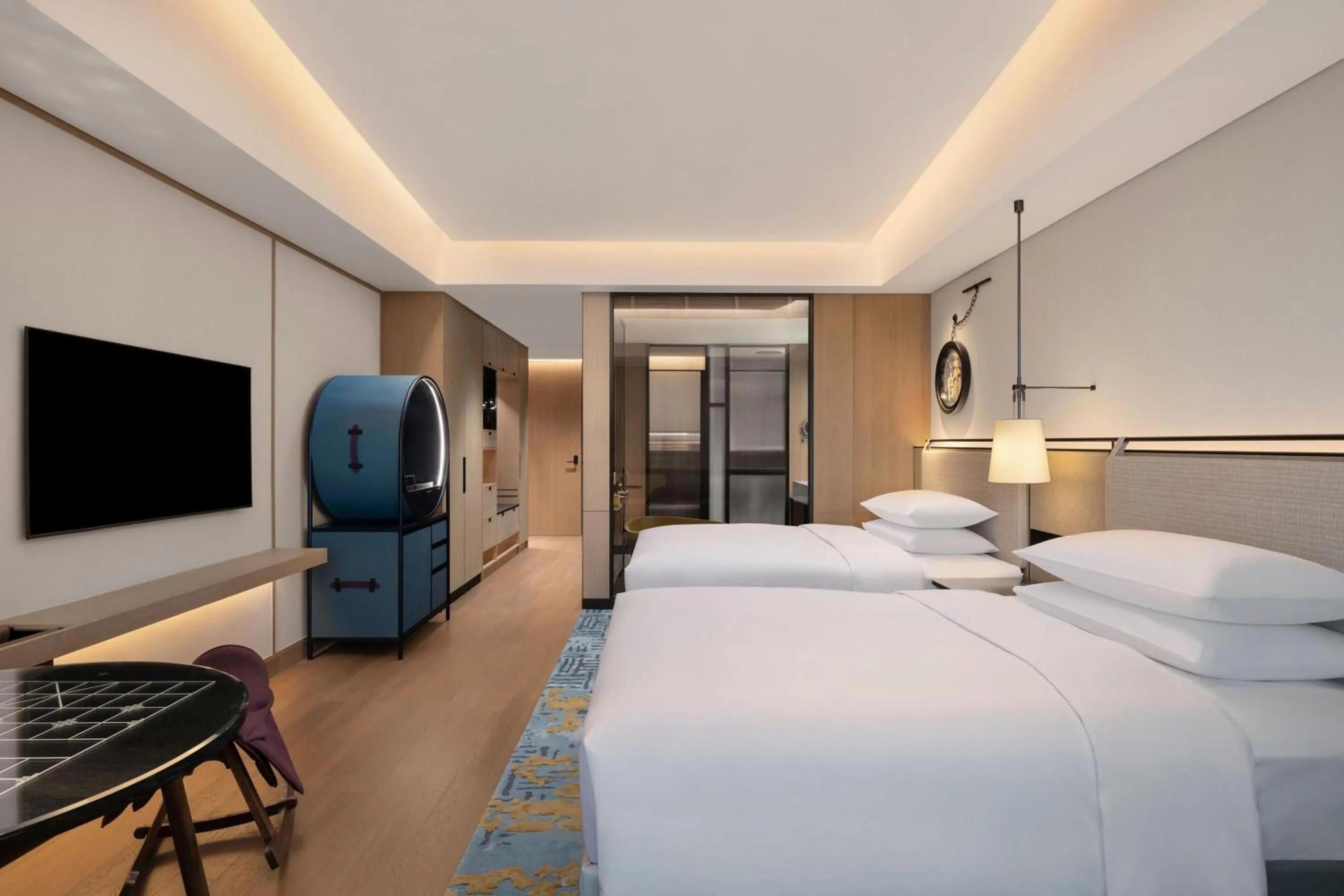 Photo of the whole room, Bed in Renaissance Beijing Haidian Hotel