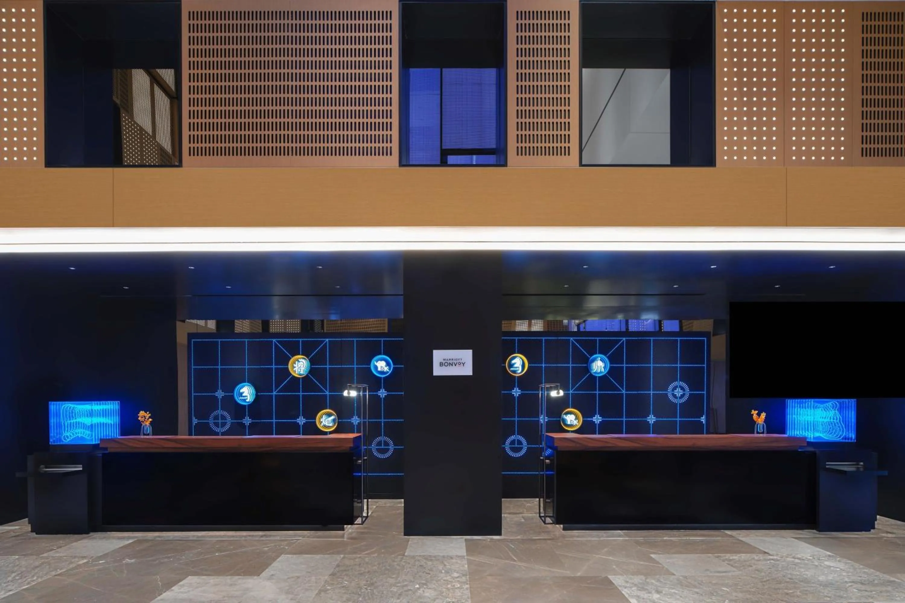 Lobby or reception in Renaissance Beijing Haidian Hotel