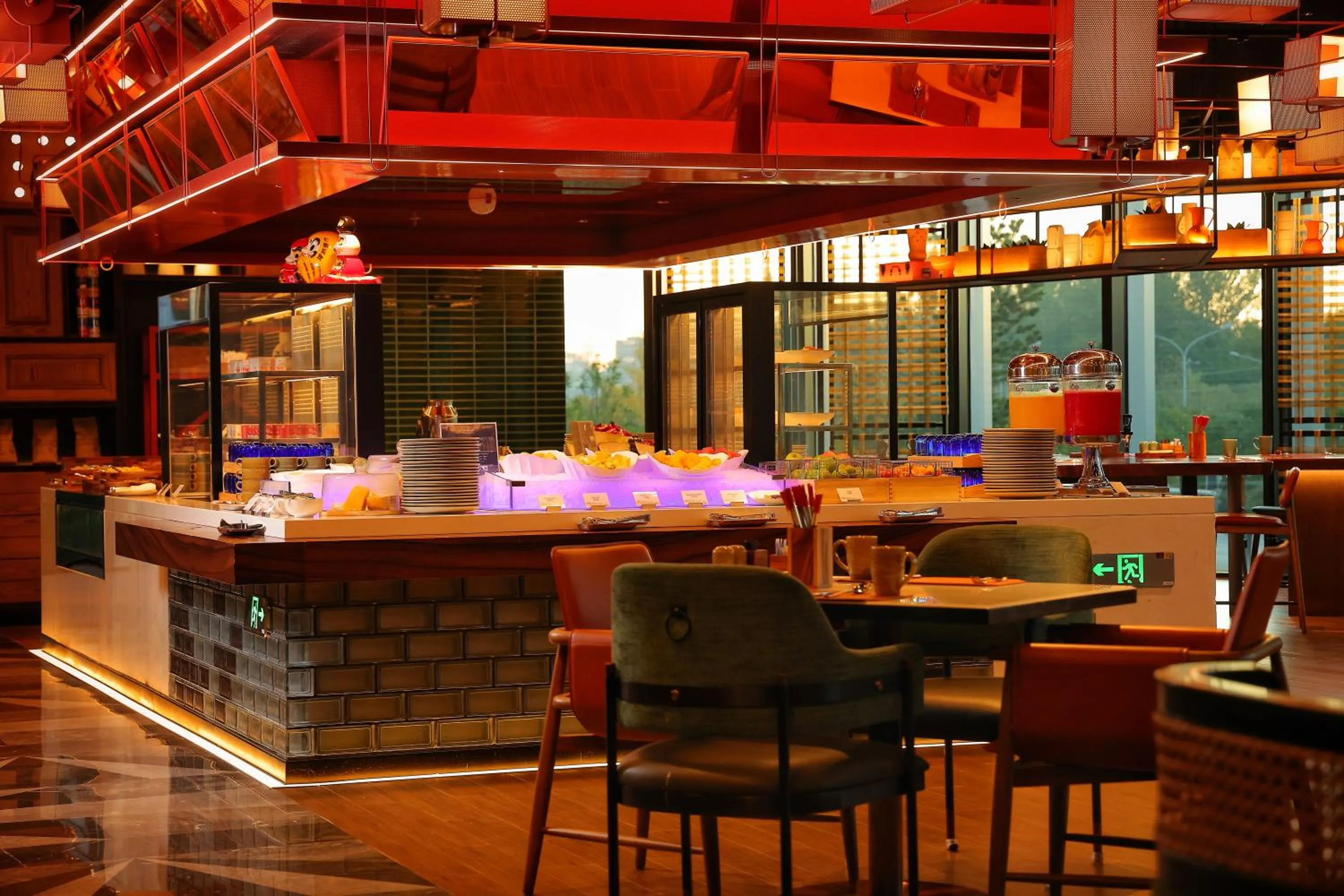 Buffet breakfast in Renaissance Beijing Haidian Hotel