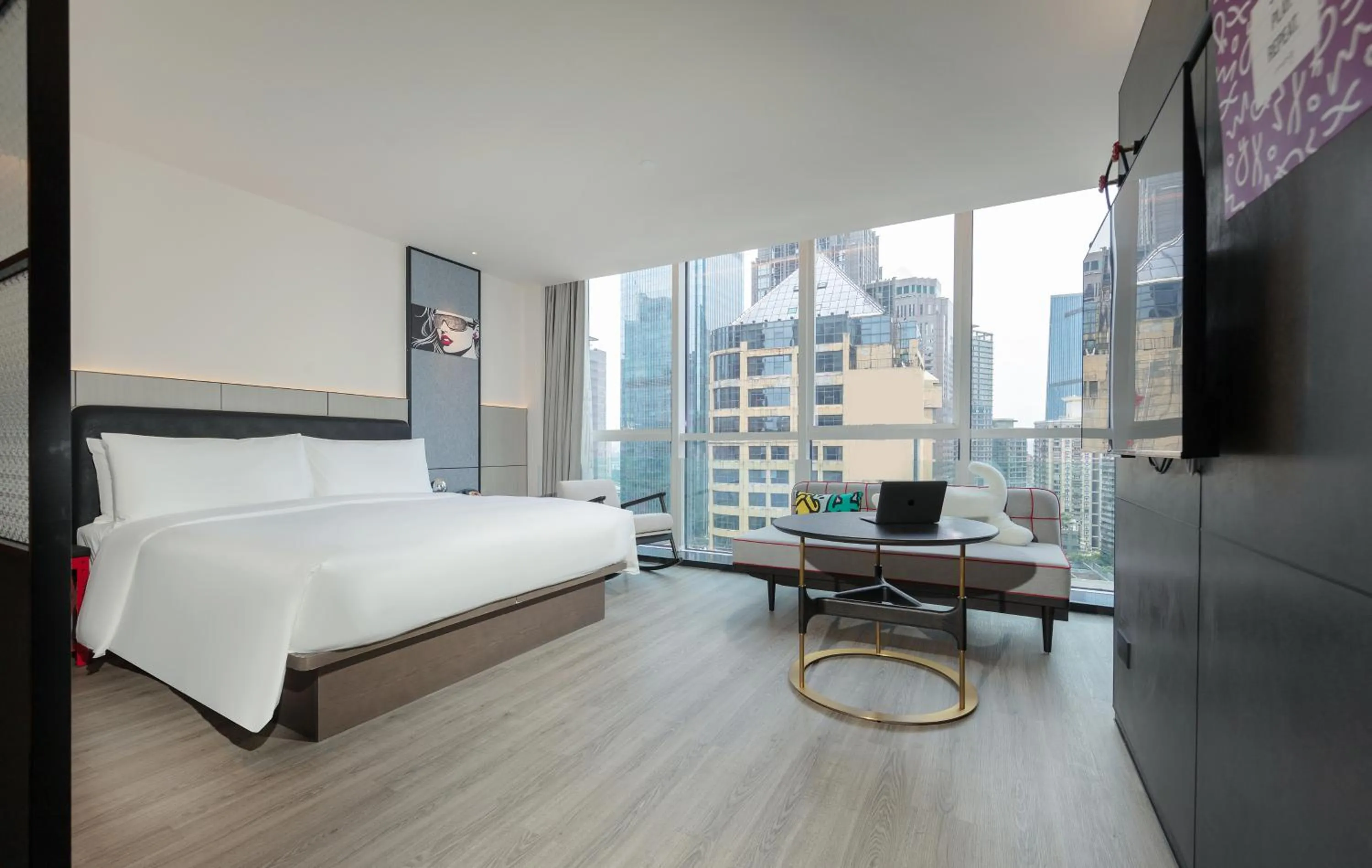 Bed in Moxy Chongqing