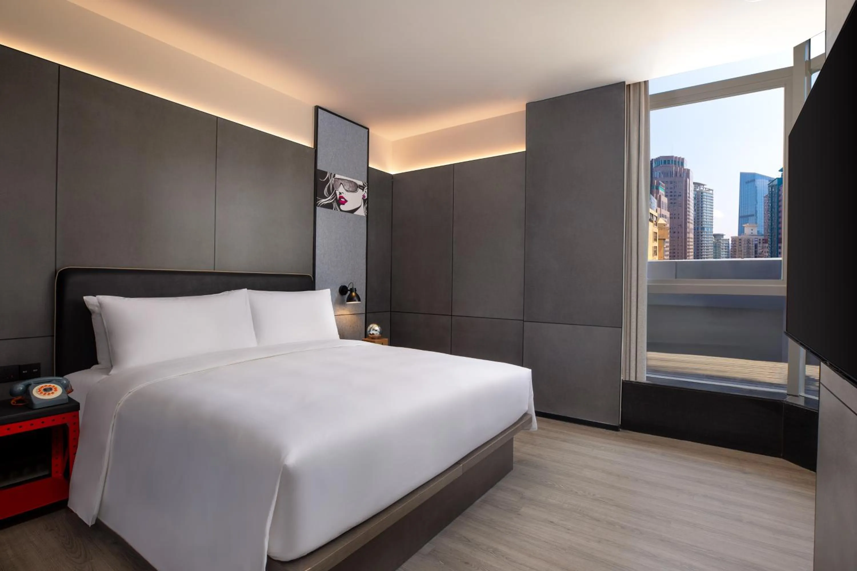 Bedroom, Bed in Moxy Chongqing