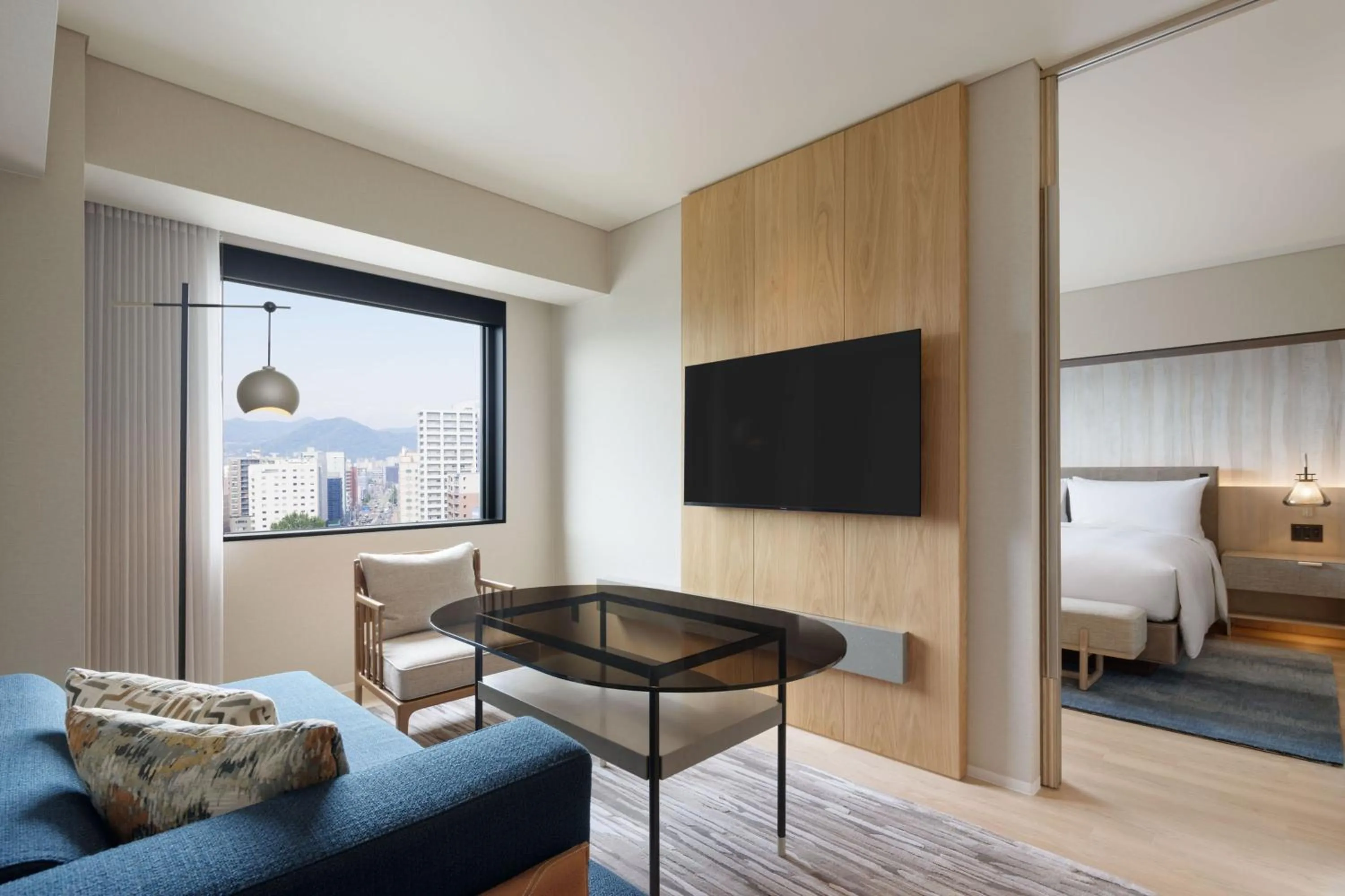 Bedroom, Bed in Courtyard by Marriott Sapporo