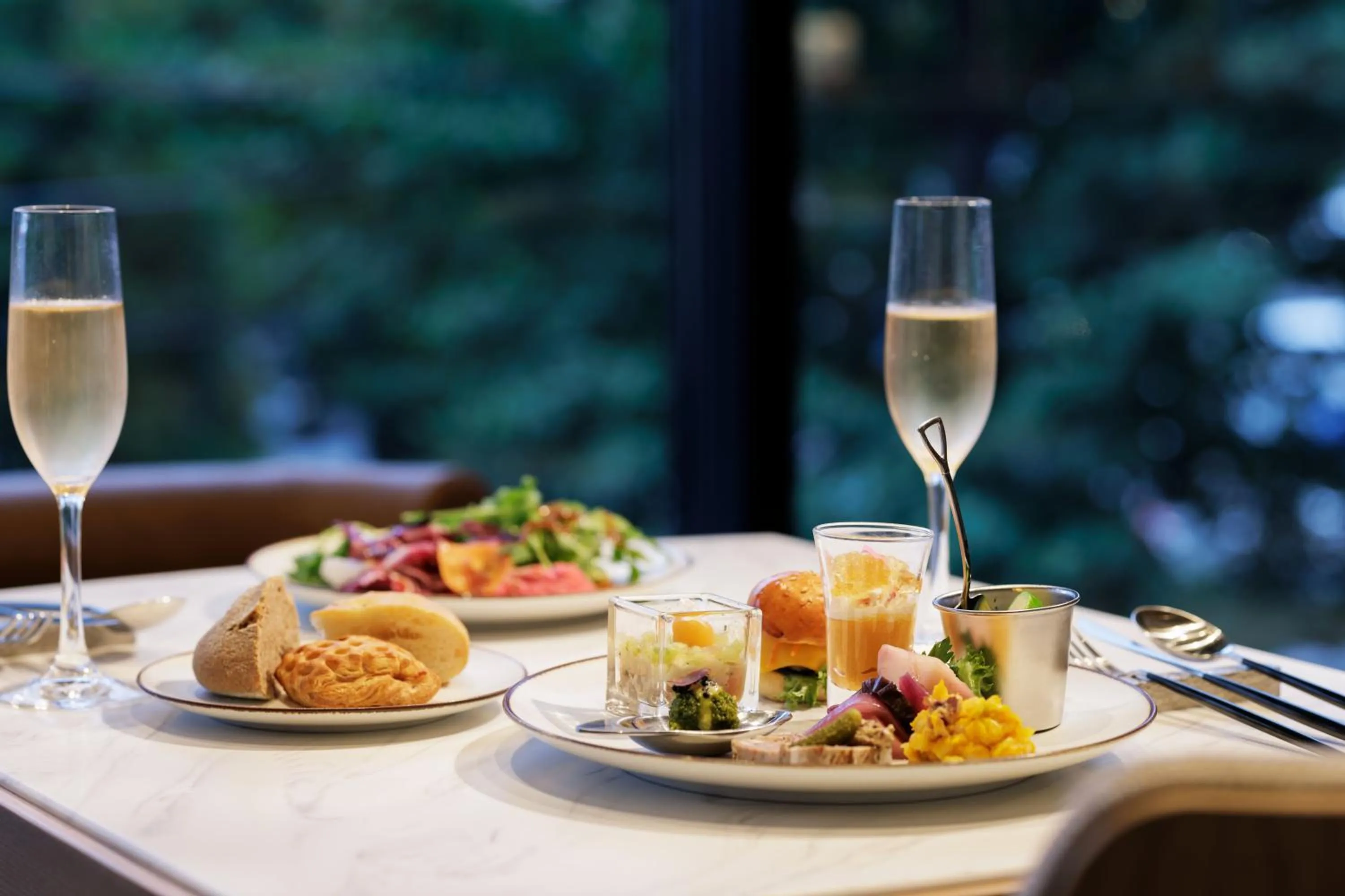 Dinner in Courtyard by Marriott Sapporo