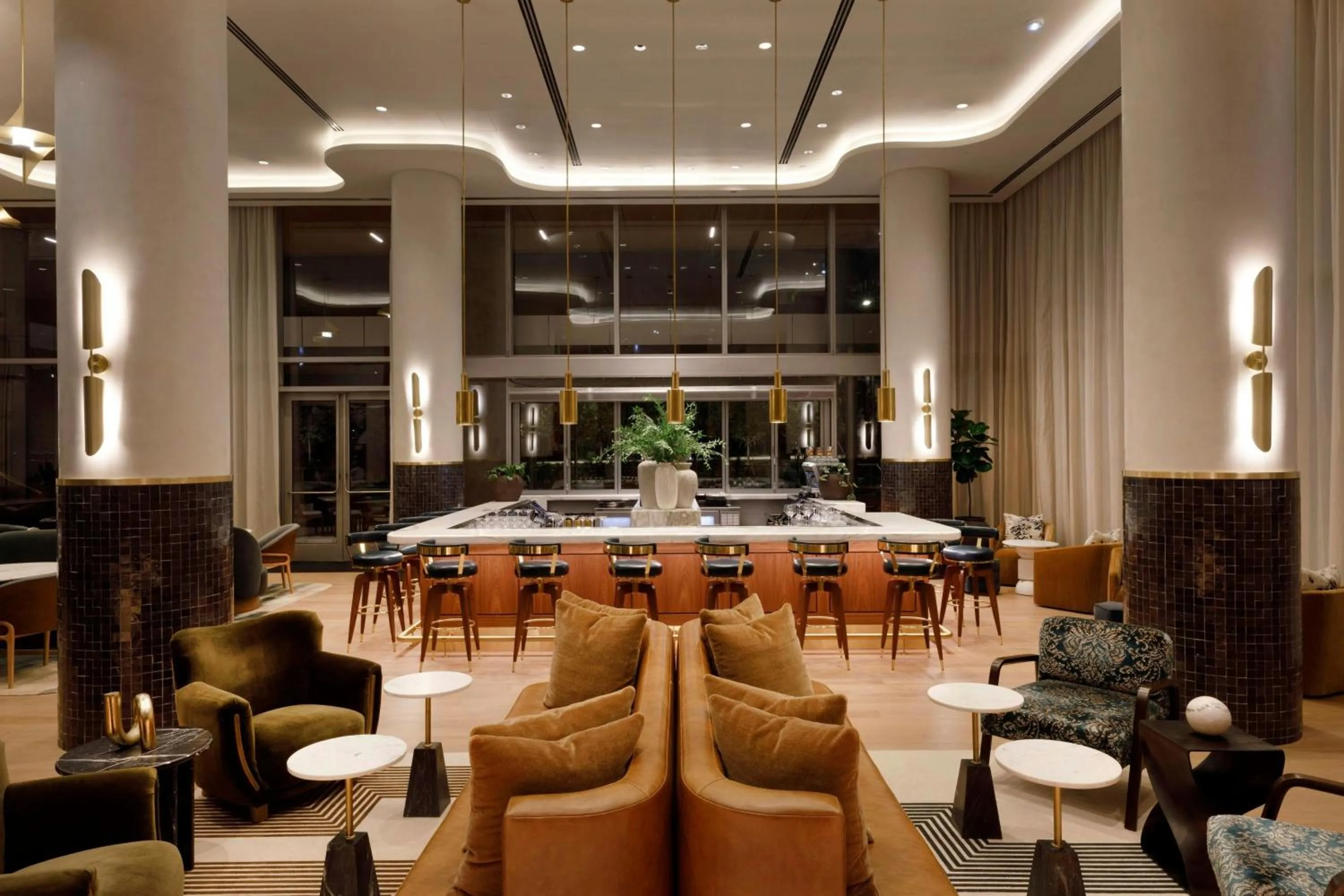 Lounge or bar in HALL Park Hotel, Autograph Collection