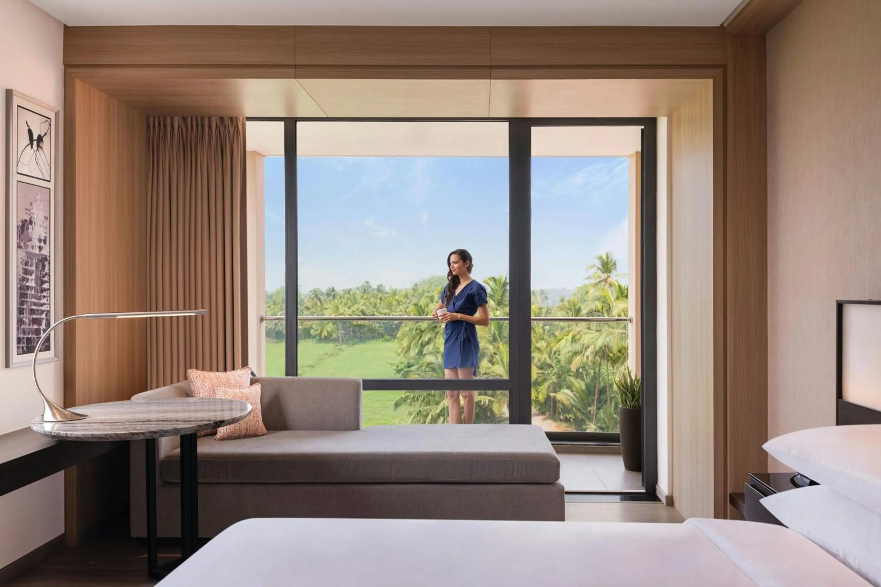 Photo of the whole room, Bed in Courtyard by Marriott Goa Colva