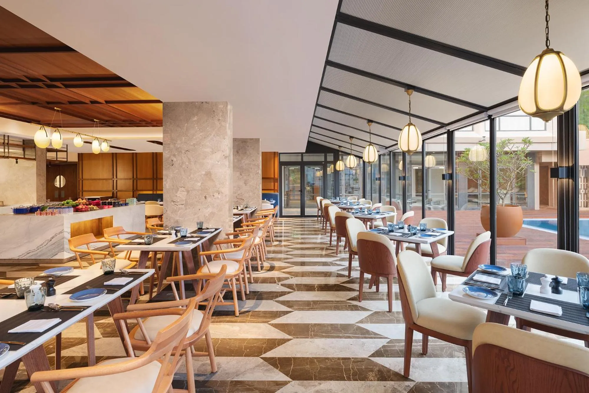 Restaurant/places to eat in Courtyard by Marriott Goa Colva