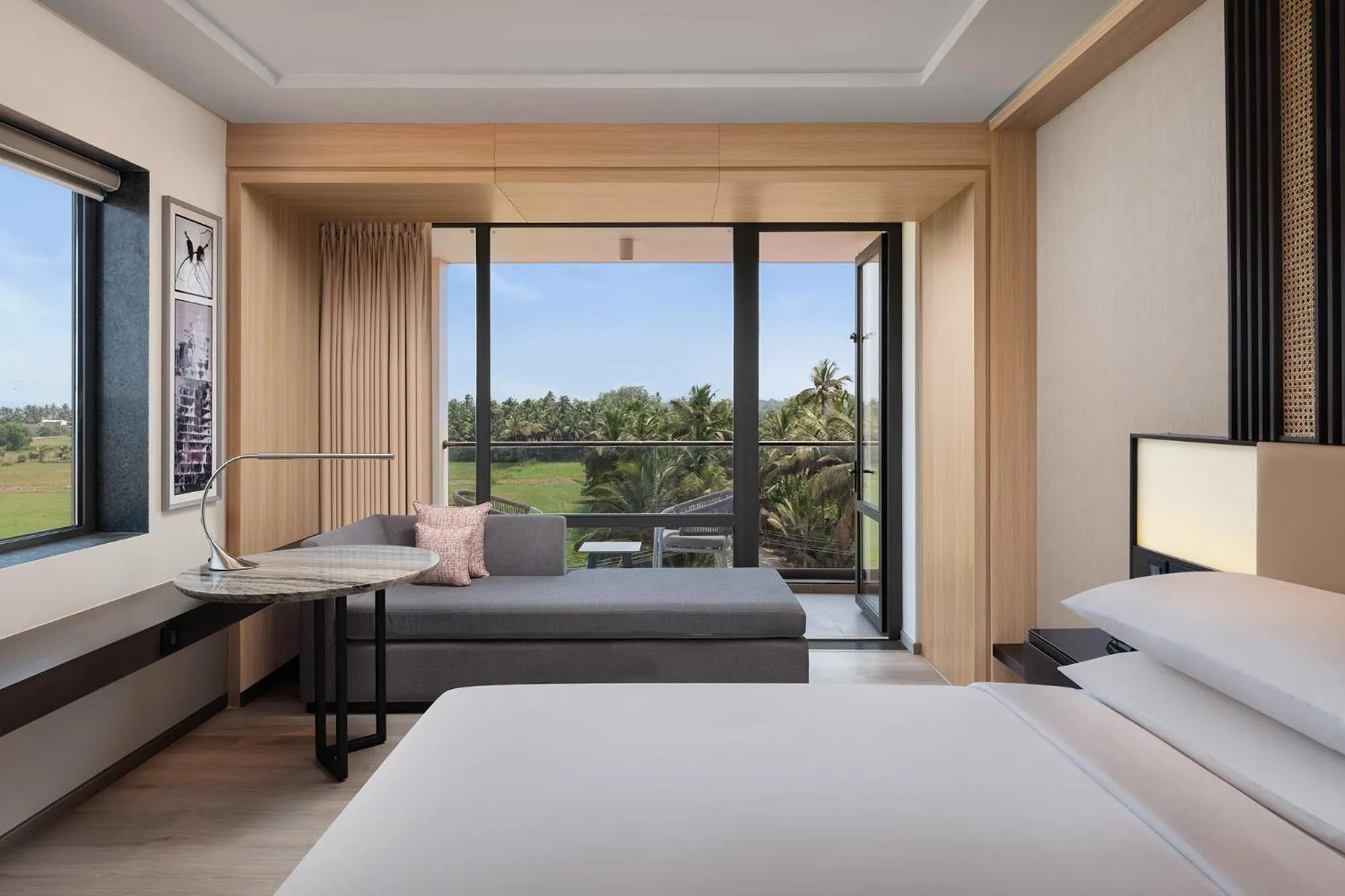 View (from property/room), Bed in Courtyard by Marriott Goa Colva