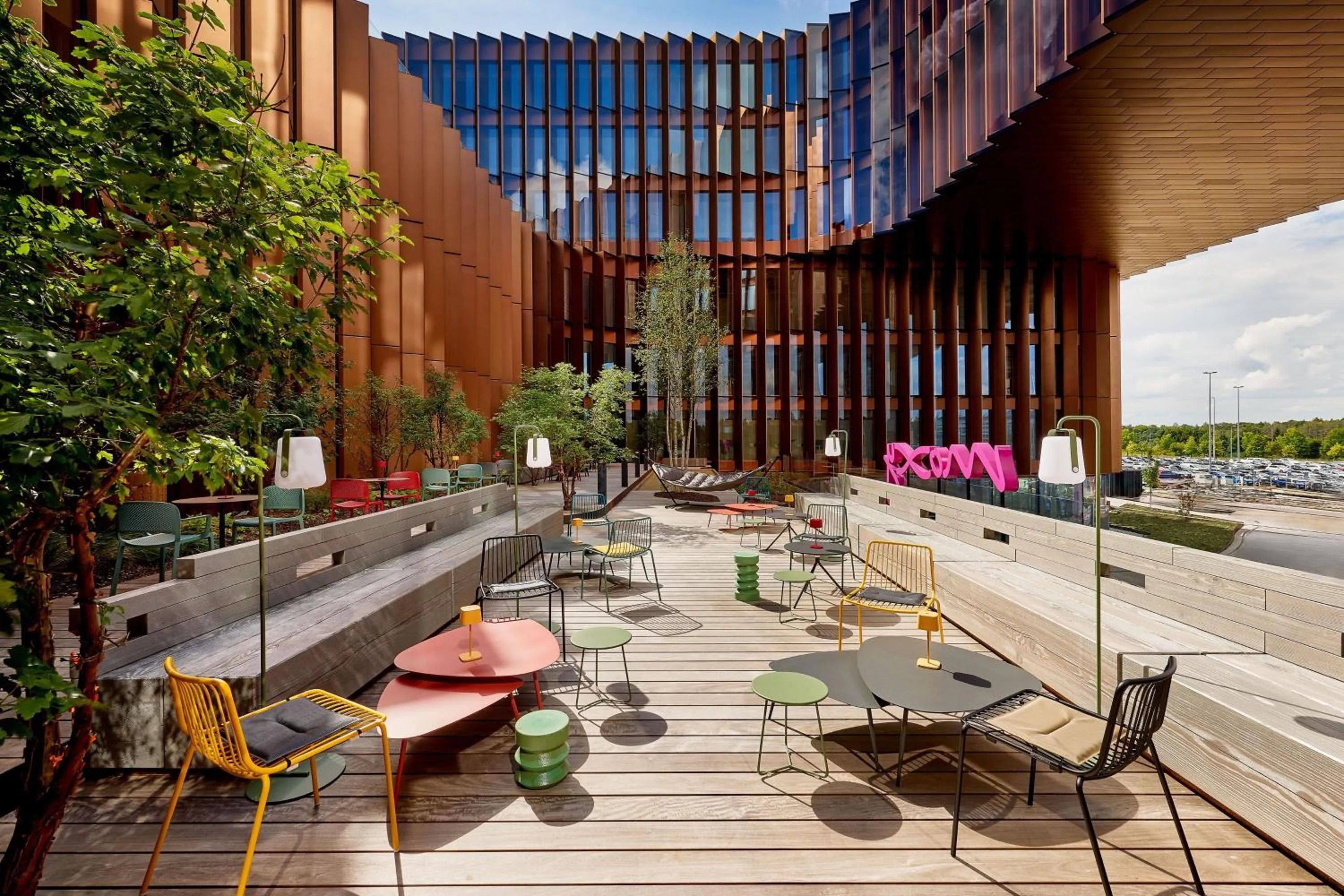 View (from property/room) in Moxy Luxembourg Airport