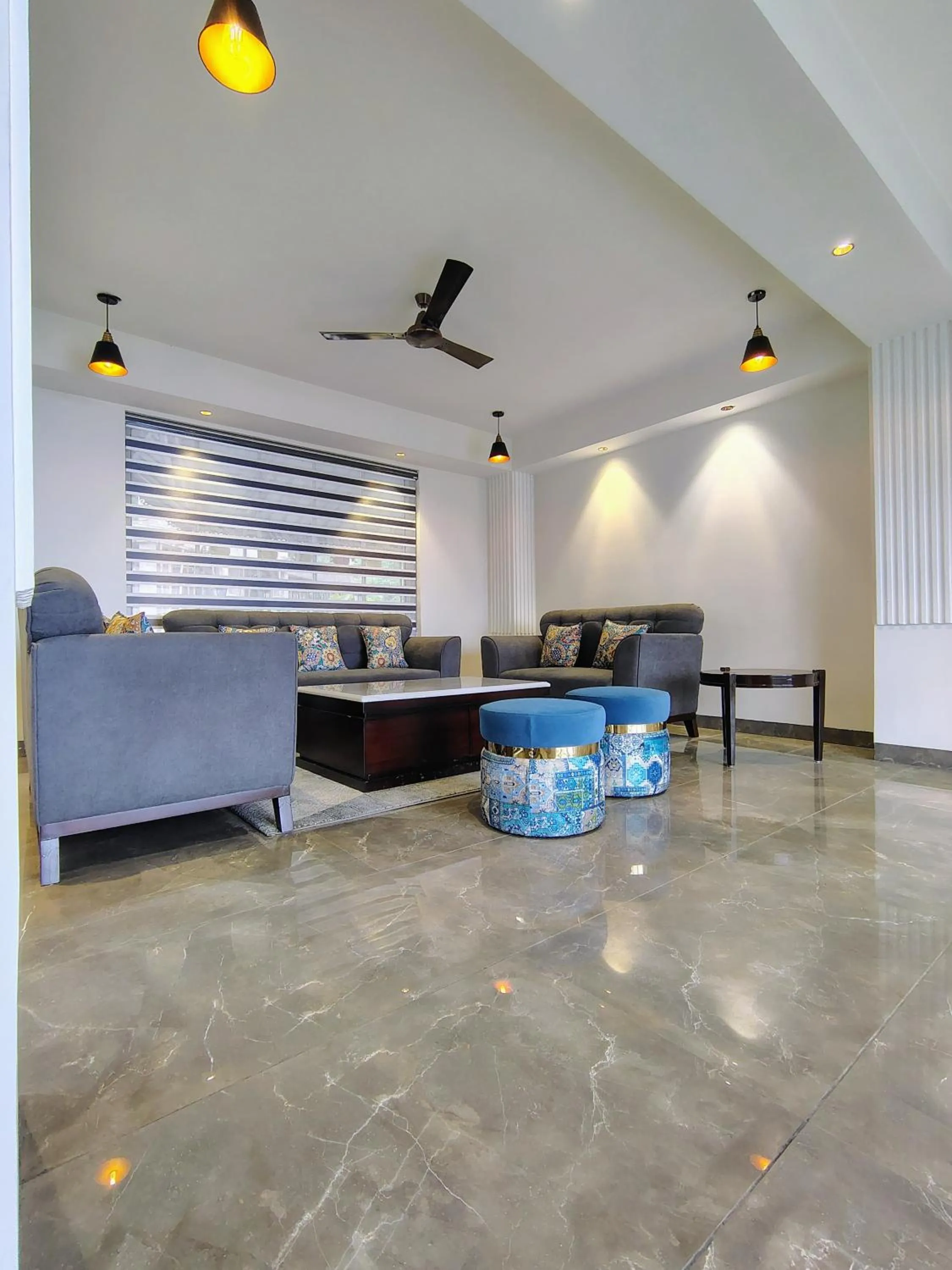 Seating area in Pihu's Nest Kasauli