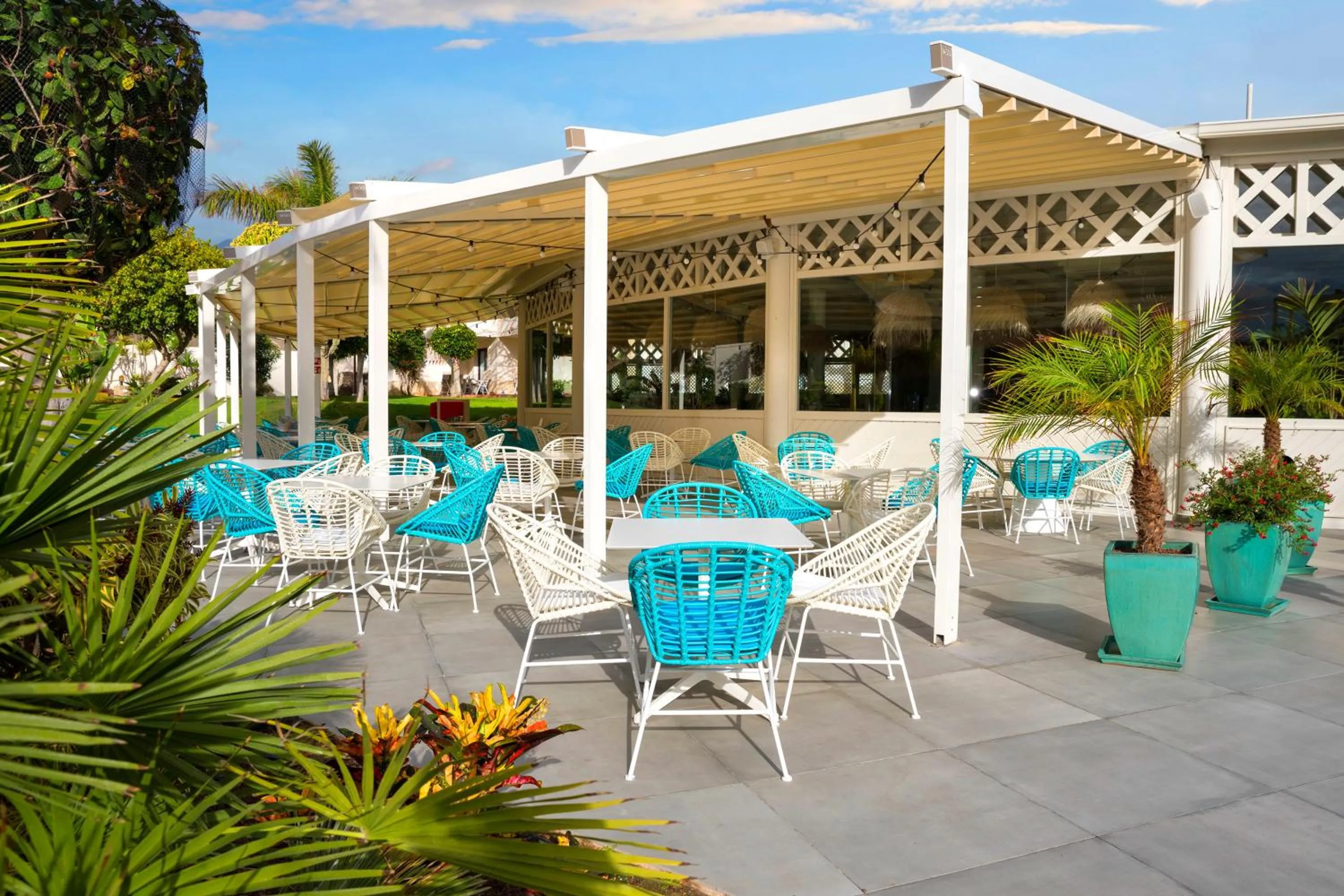 Patio in Alua Suites Fuerteventura - All Inclusive