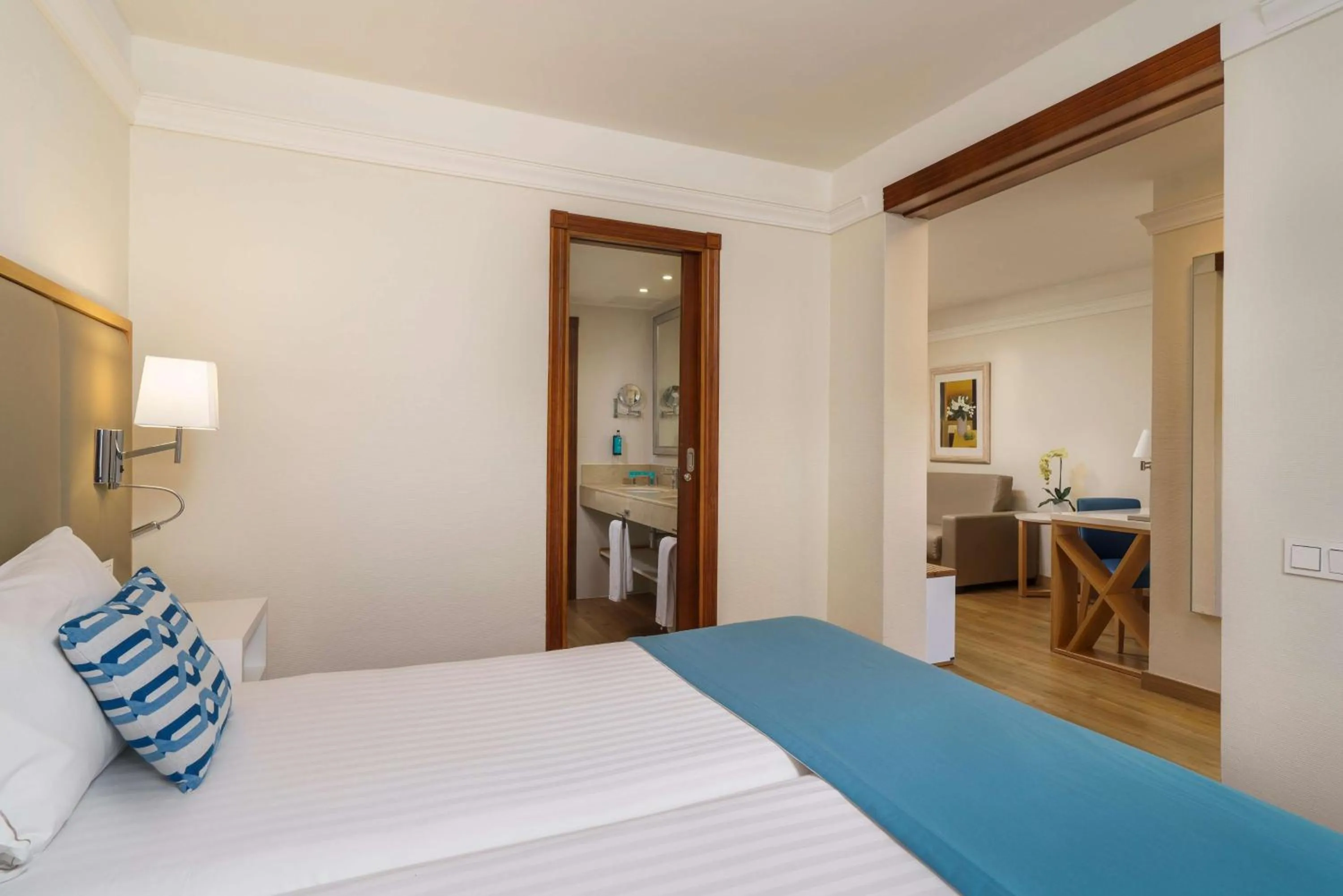 Bedroom, Bed in Alua Suites Fuerteventura - All Inclusive