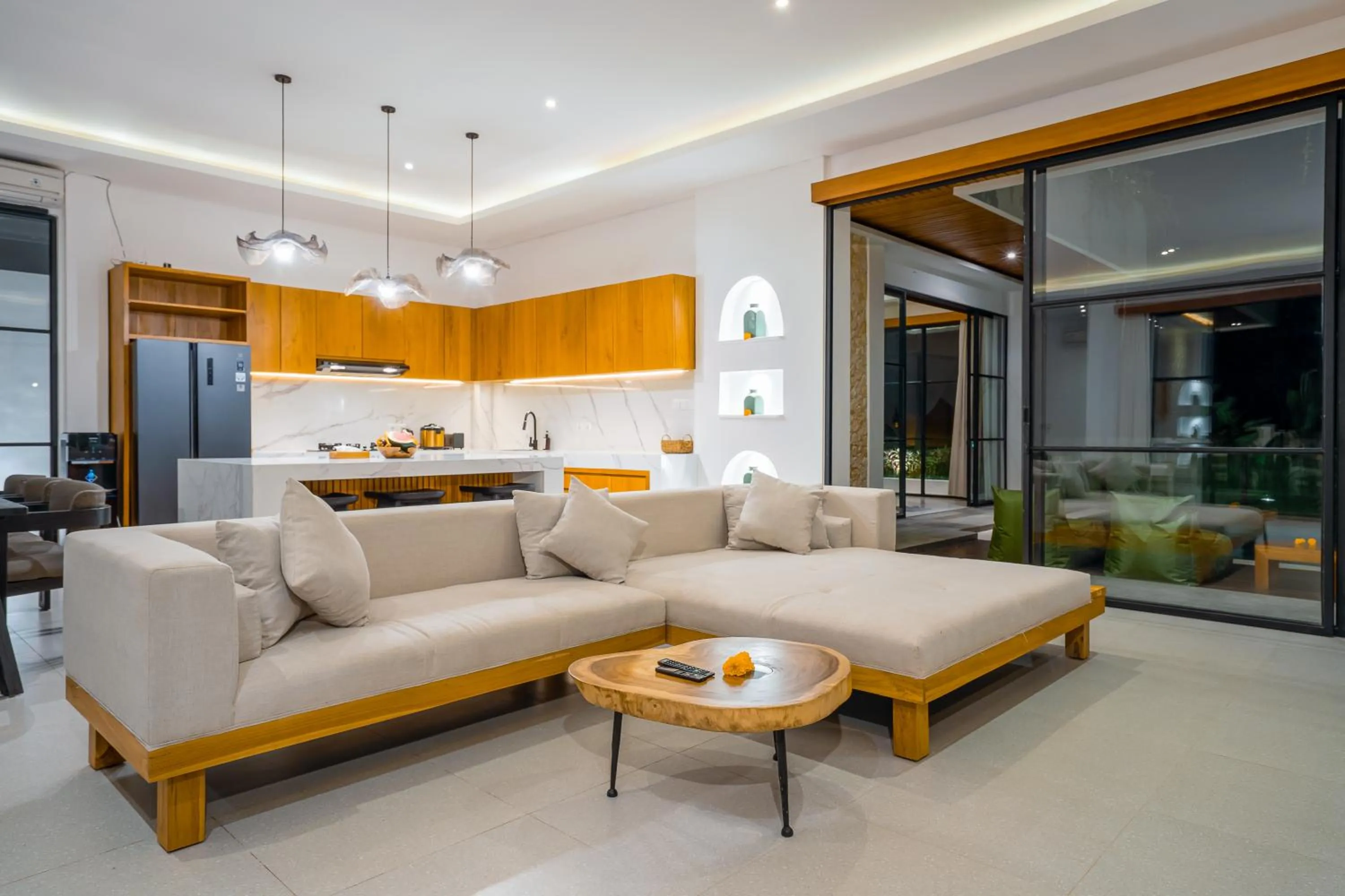 Living room in The Kaba Kaba Private Luxury Villa