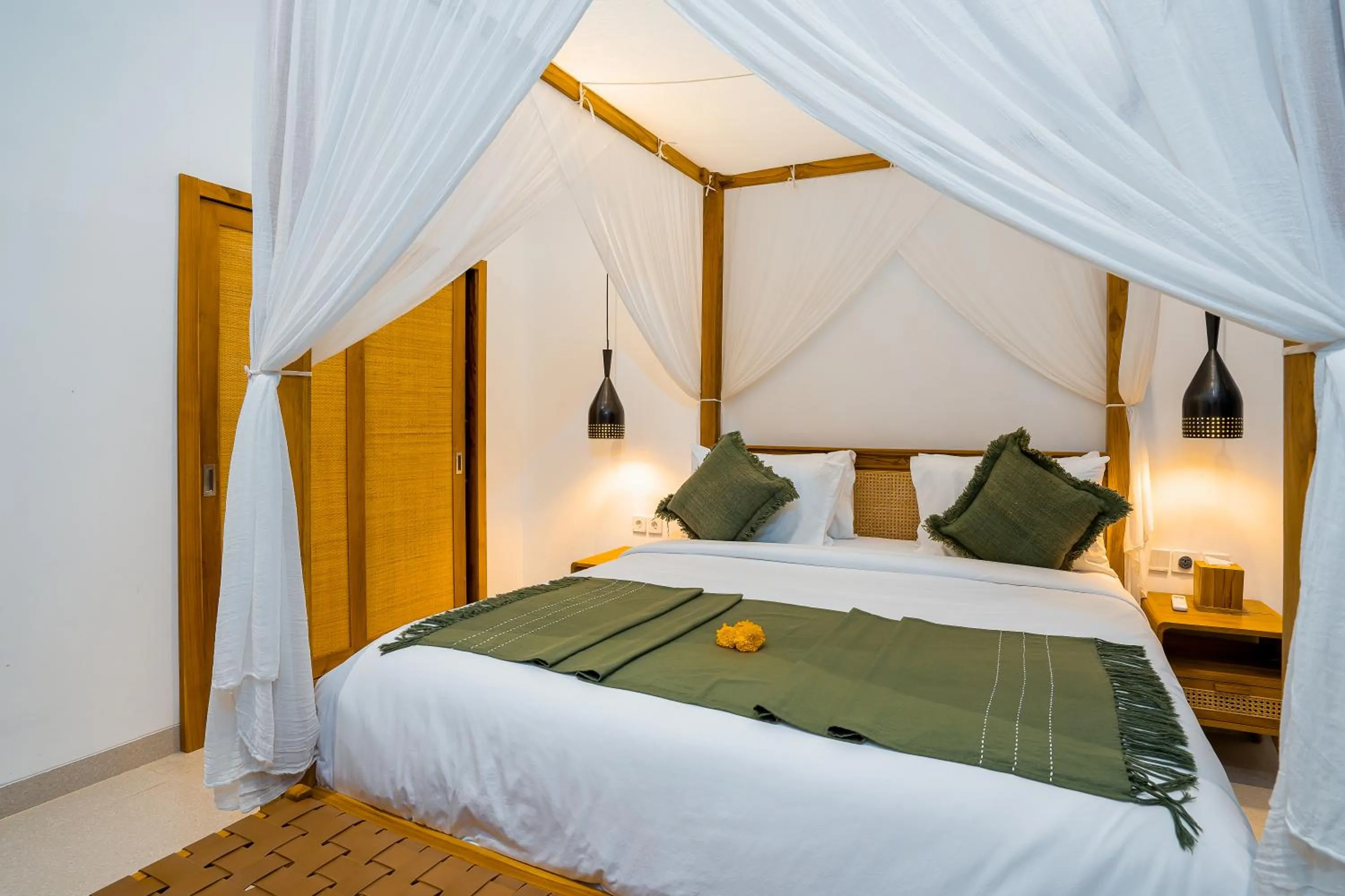 Bed in The Kaba Kaba Private Luxury Villa