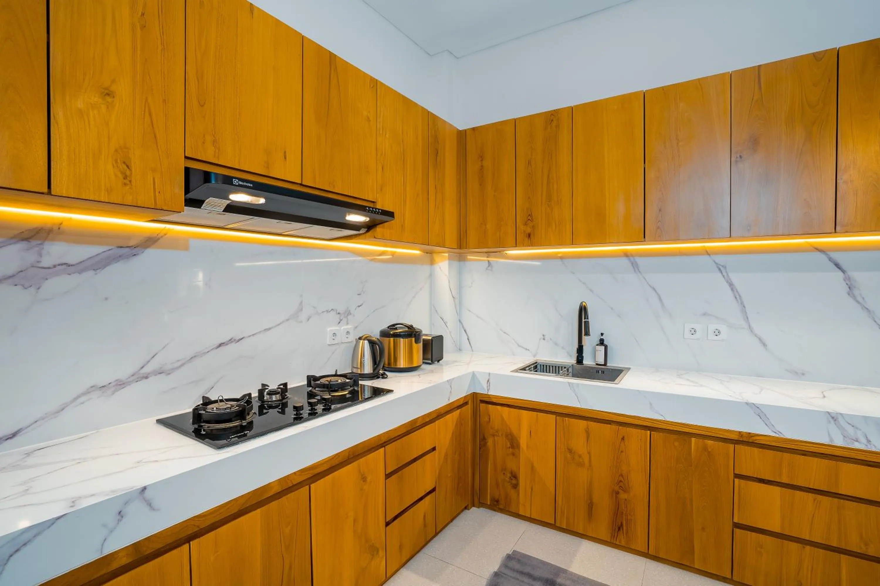 Kitchen or kitchenette in The Kaba Kaba Private Luxury Villa