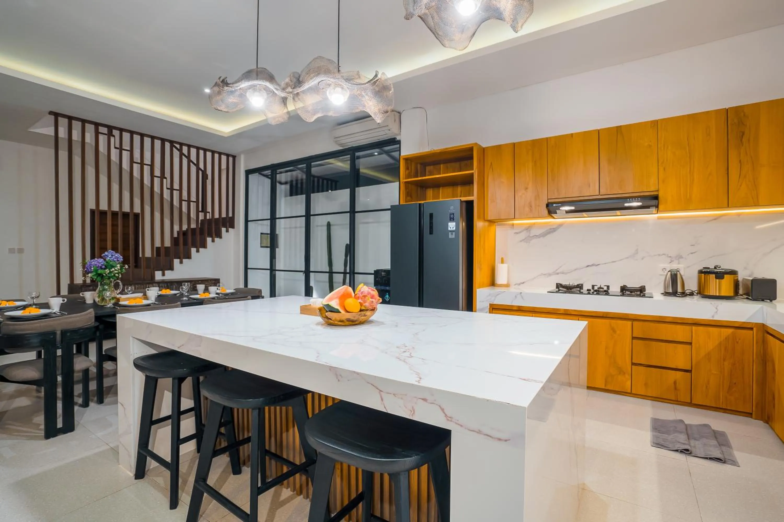 Kitchen or kitchenette in The Kaba Kaba Private Luxury Villa