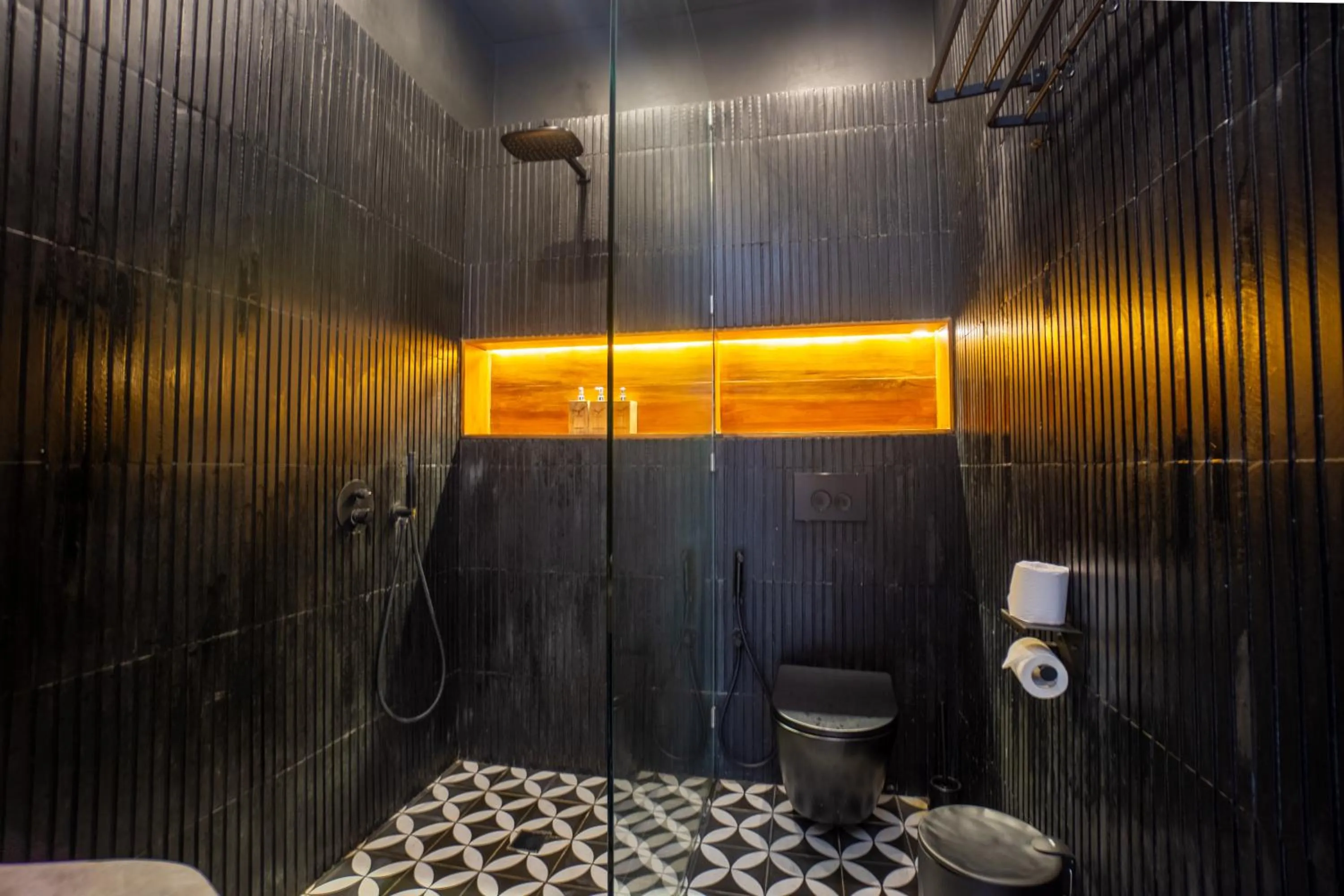 Shower in Rahya Villas Complex