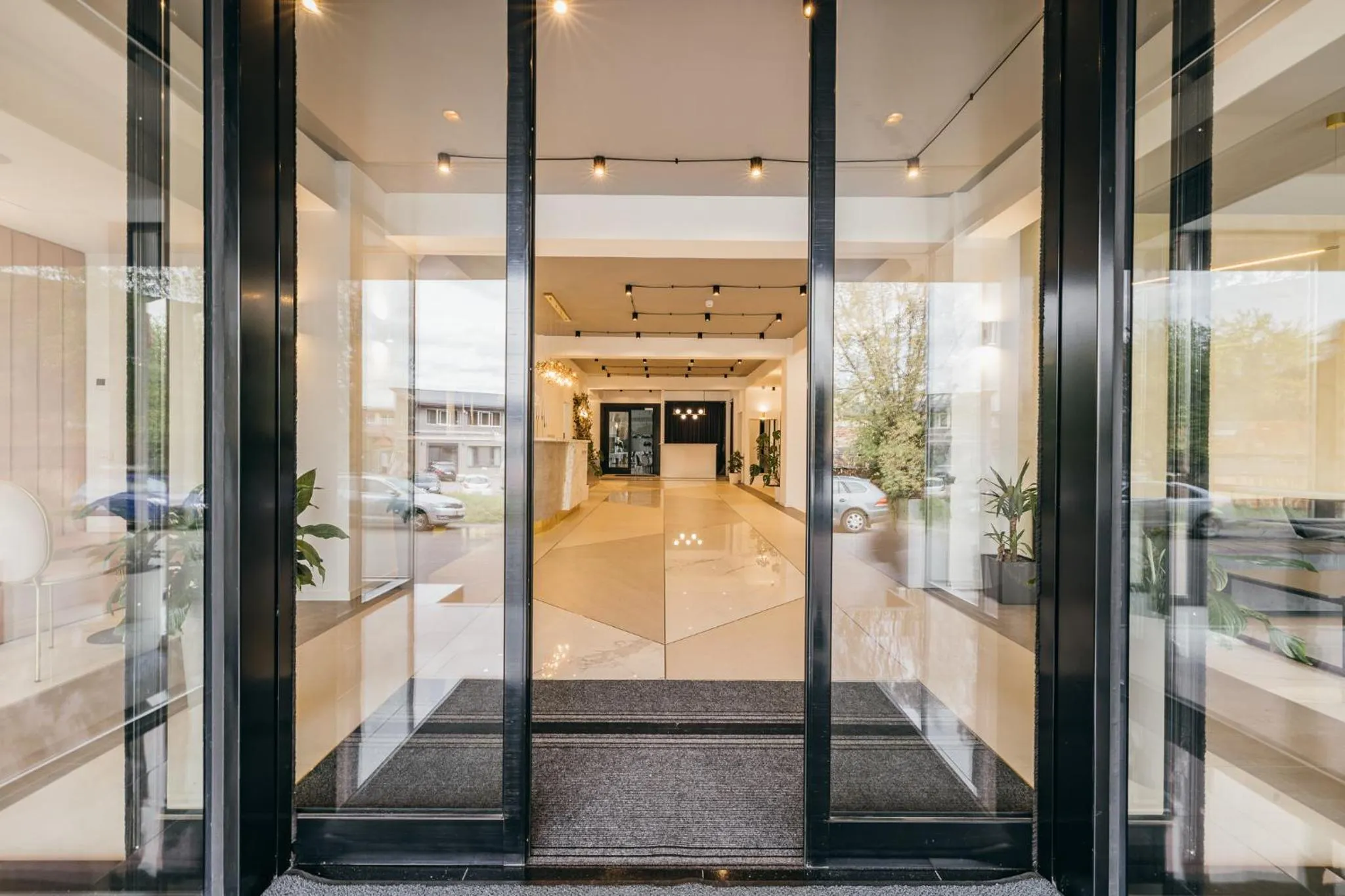 Facade/entrance in HOTEL AGORA Mures
