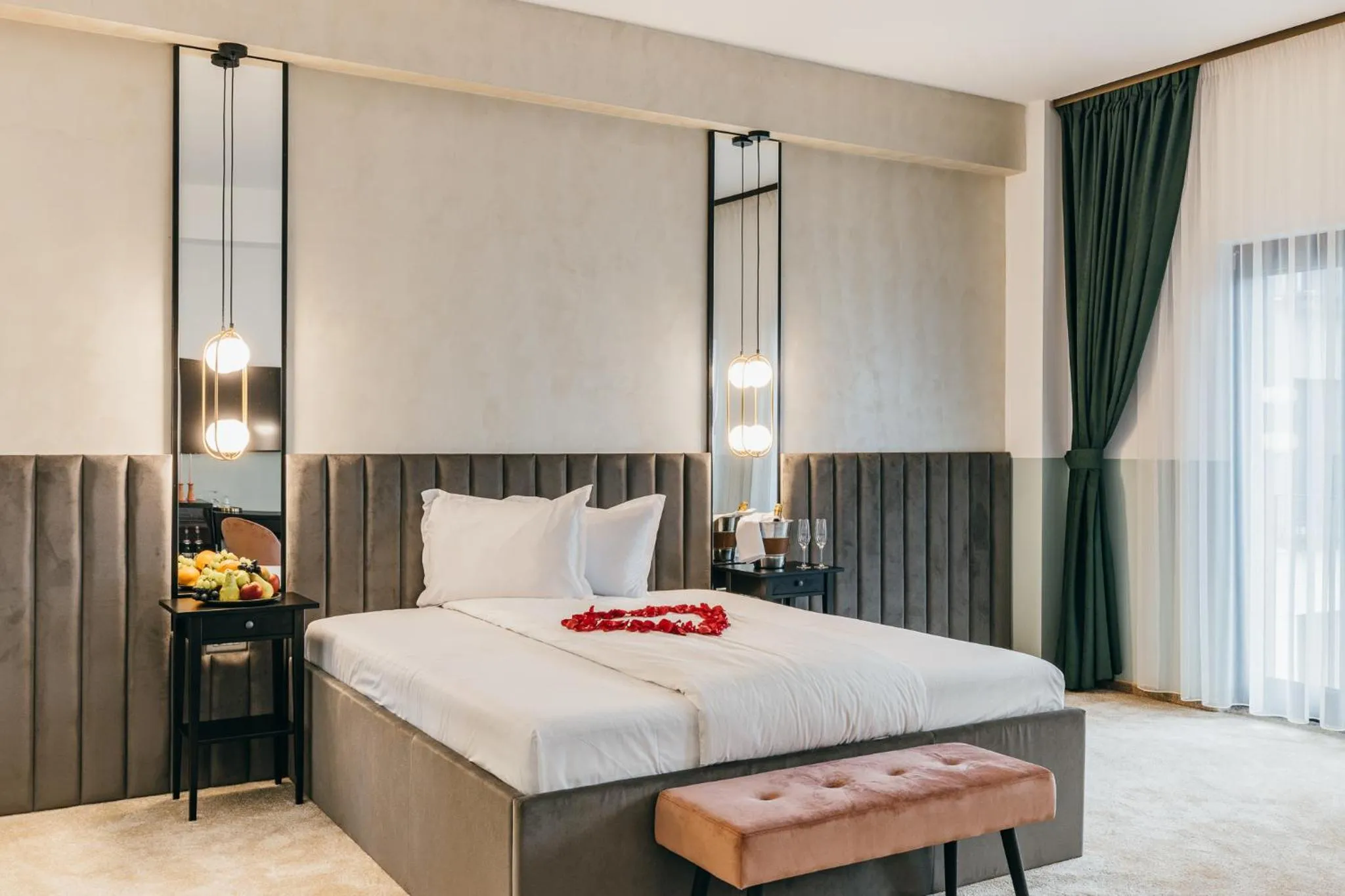 Bed in HOTEL AGORA Mures