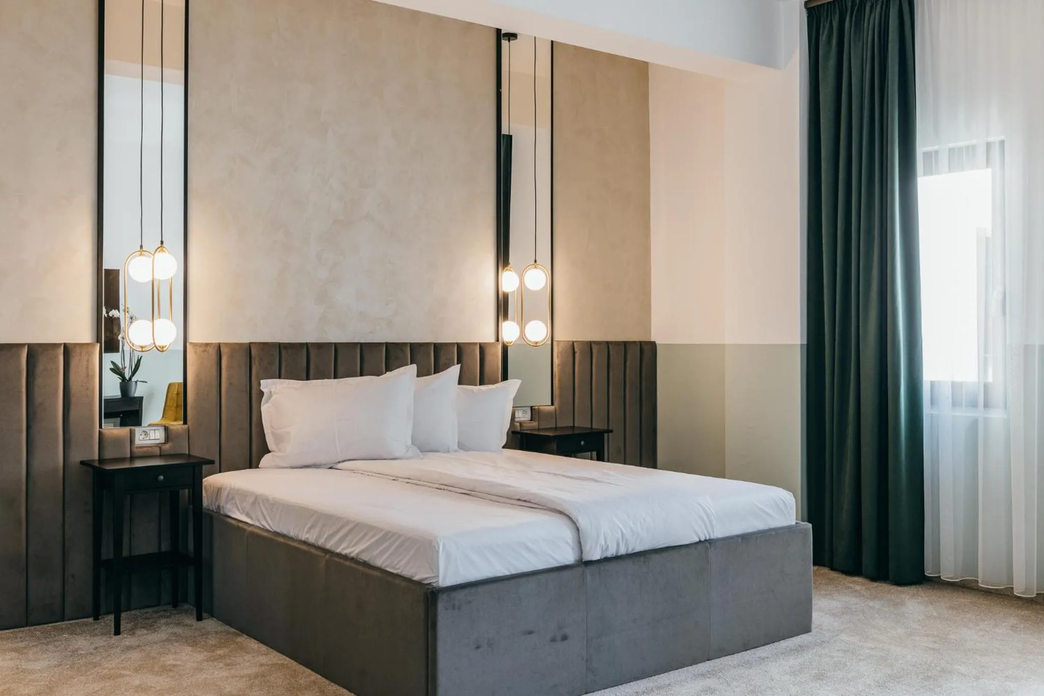 Bed in HOTEL AGORA Mures