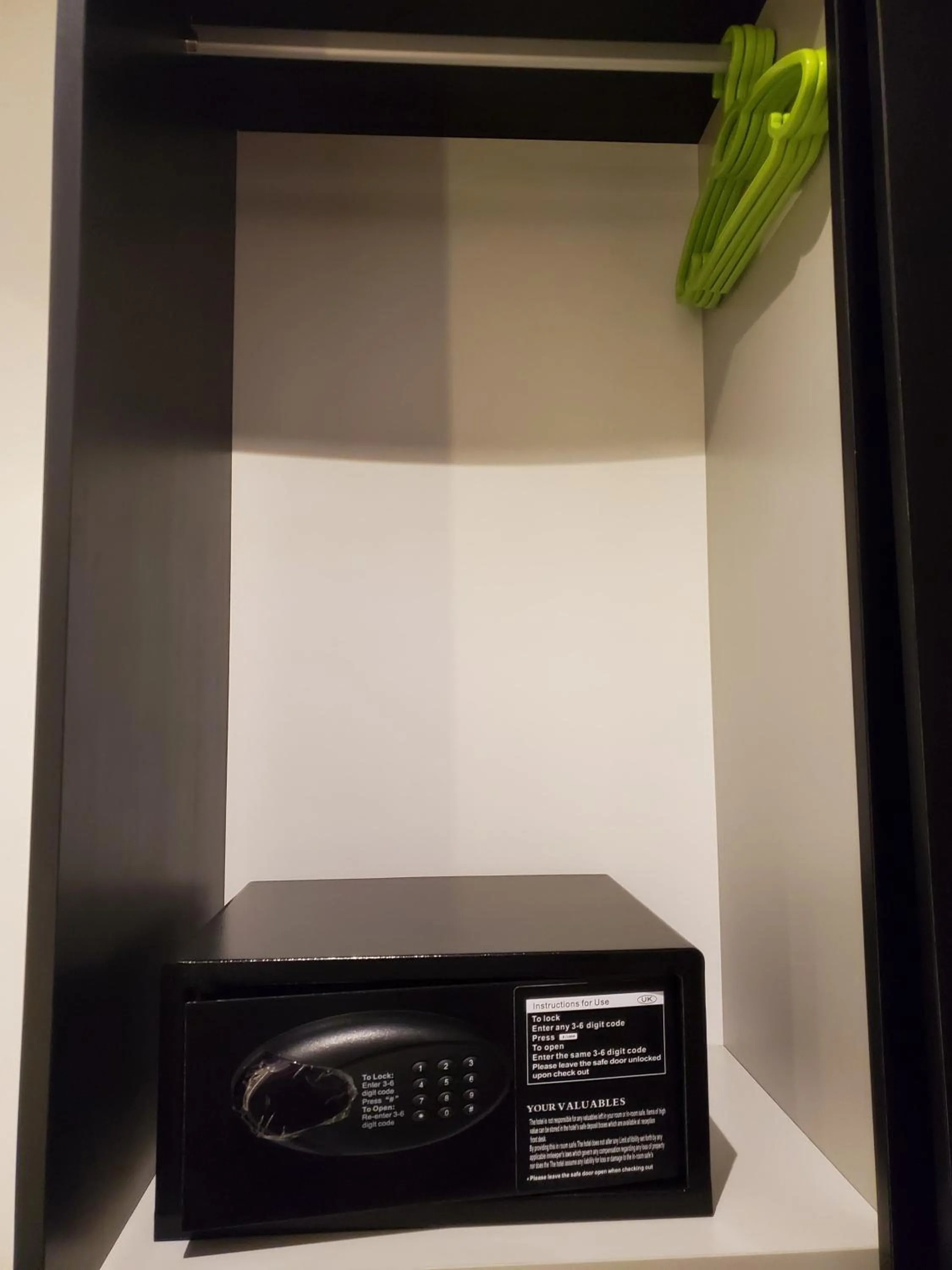 safe in Baraka Tower Hotel