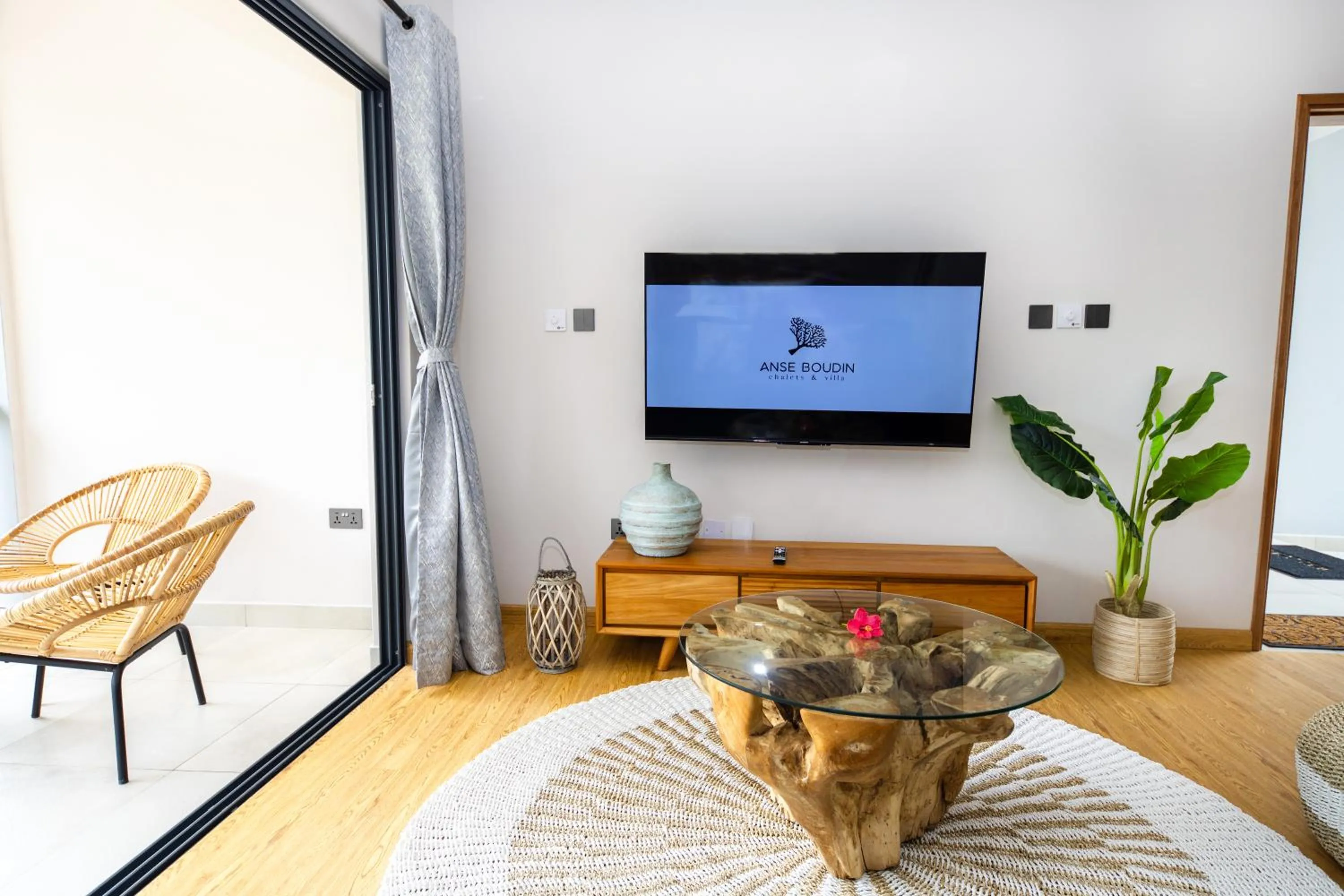 TV and multimedia in Anse Boudin Chalets