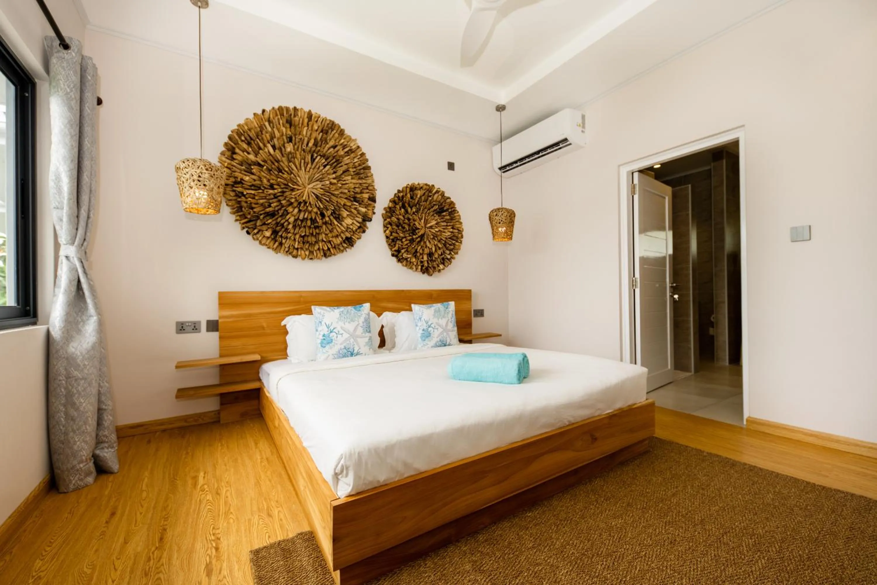 Bed in Anse Boudin Chalets