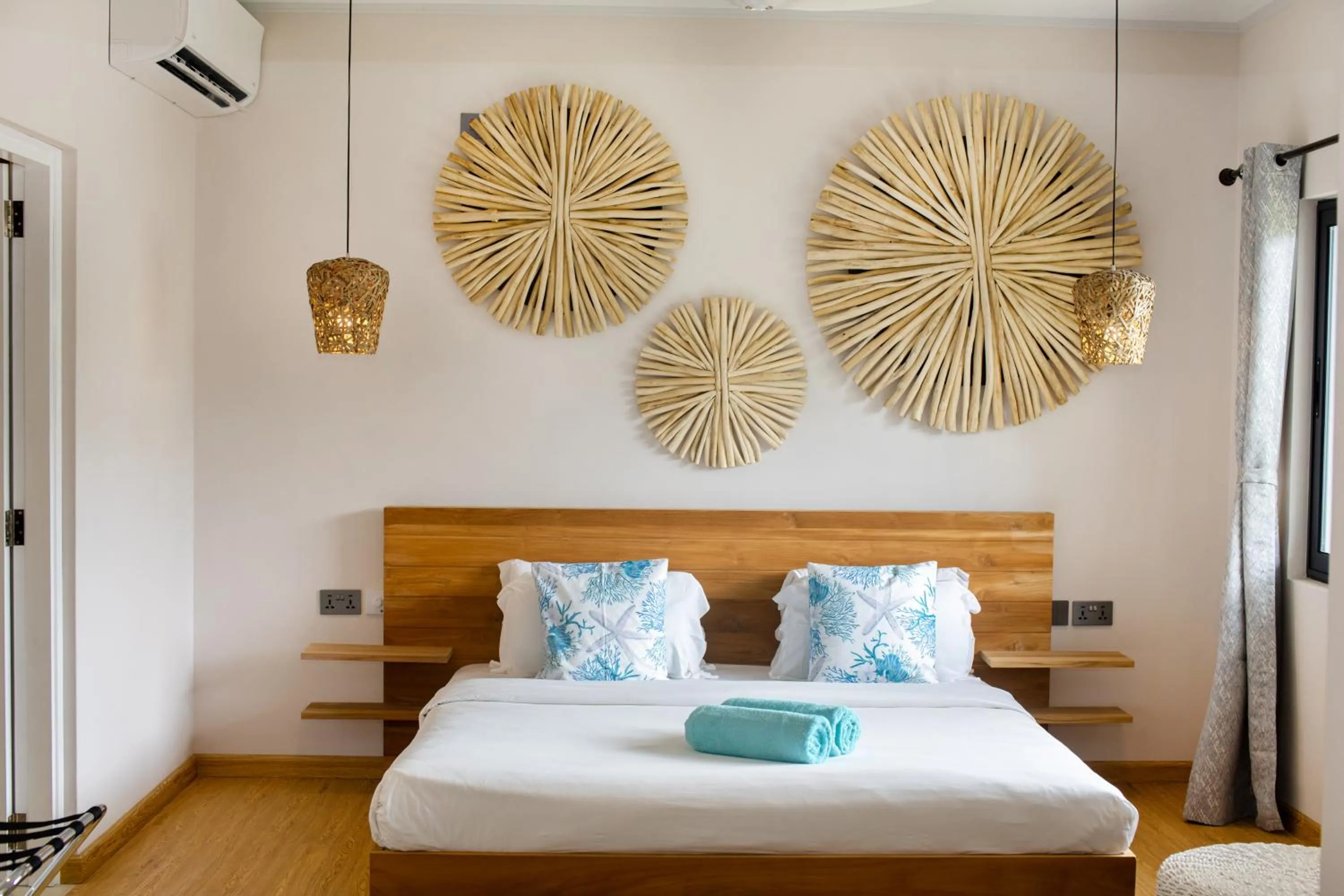Bed in Anse Boudin Chalets