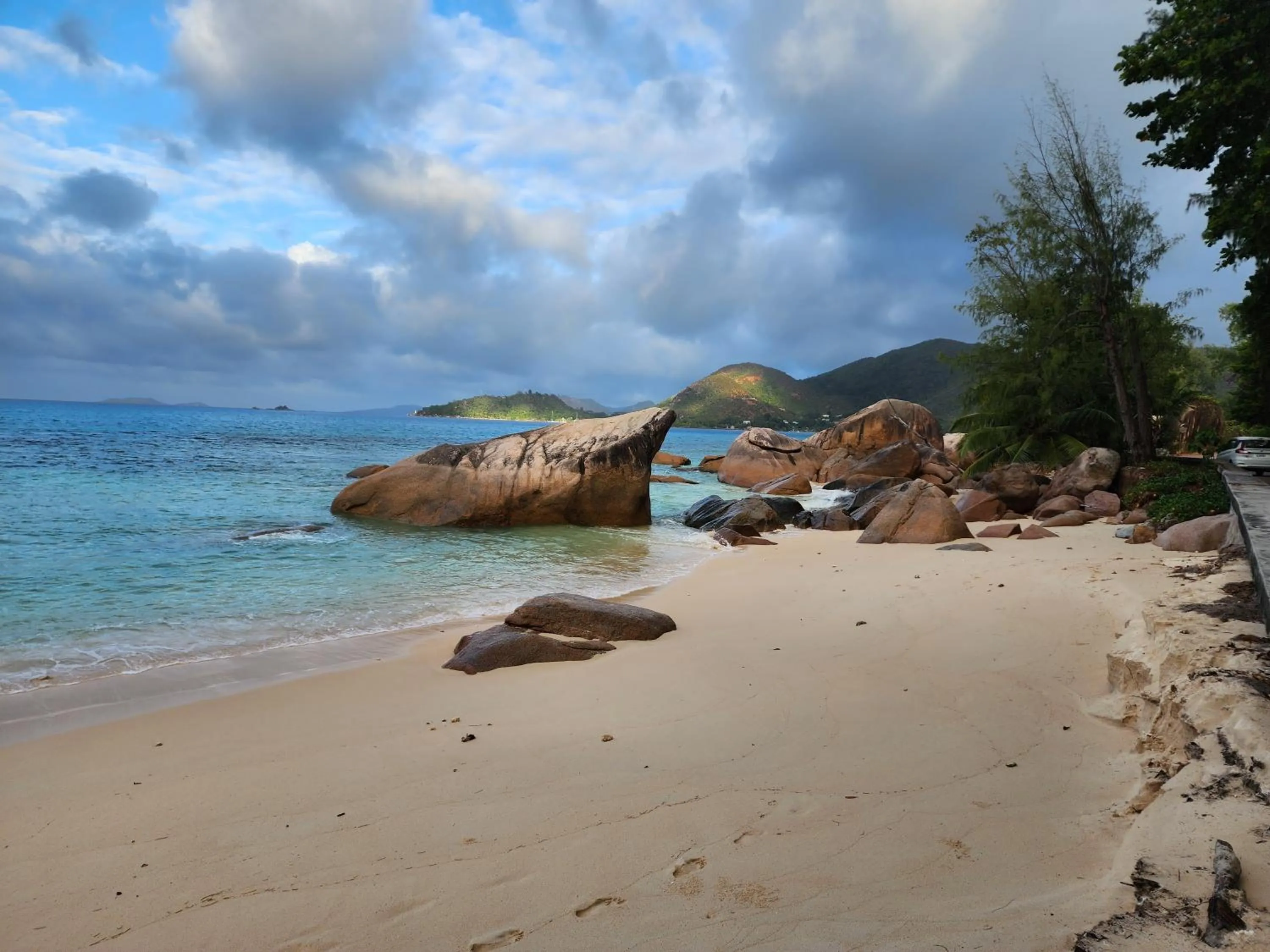 Natural landscape in Anse Boudin Chalets