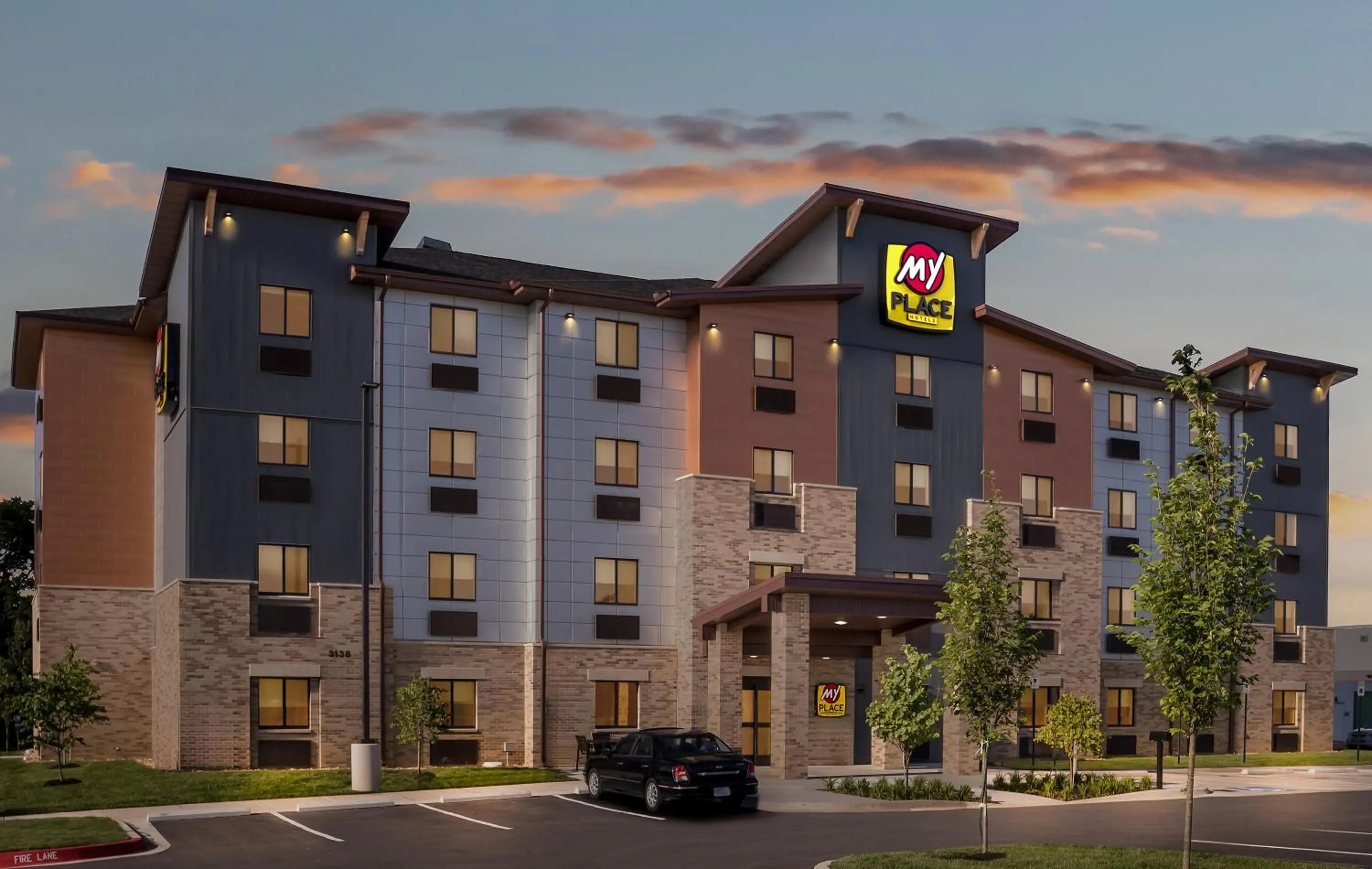 Property building in My Place Hotel-Bentonville-Rogers, AR